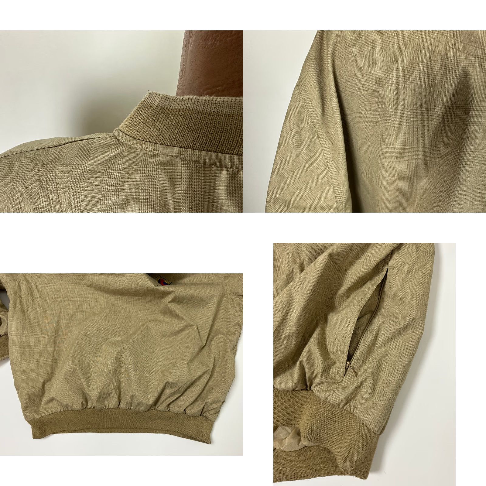 Vintage VINTAGE Outer Banks Golf Windbreaker Pullover Jacket XL Beige Lined Oversized Pockets Year of the Builder Mens Size US XL / EU 56 / 4 - 8 Thumbnail