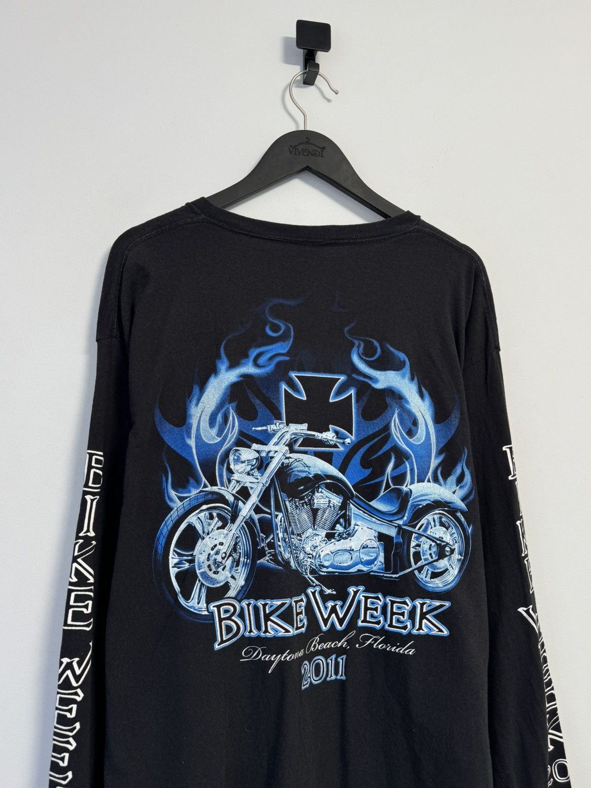 Vintage Bike Week Vintage Long Sleeve Y2K style hype Size US XL / EU 56 / 4 - 10 Thumbnail