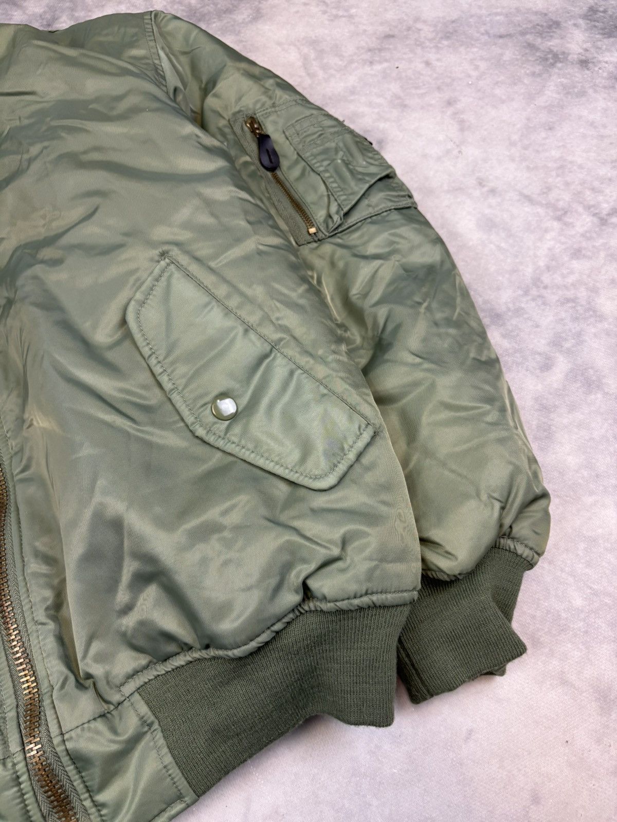 Vintage Vintage Bomber MFH Army Military Flayers Jacket y2k 90s rare Size US M / EU 48-50 / 2 - 4 Thumbnail