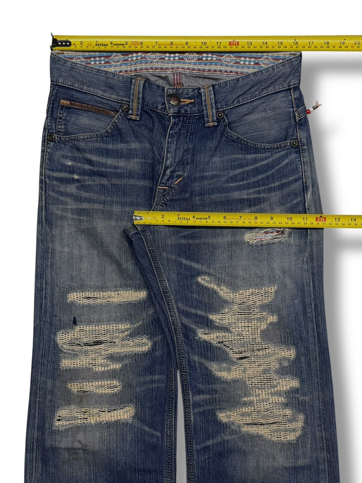 Edwin Vintage 00s Edwin 444XVS Exclusive Vintage Denim Jeans | W32 Size US 32 / EU 48 - 12 Thumbnail