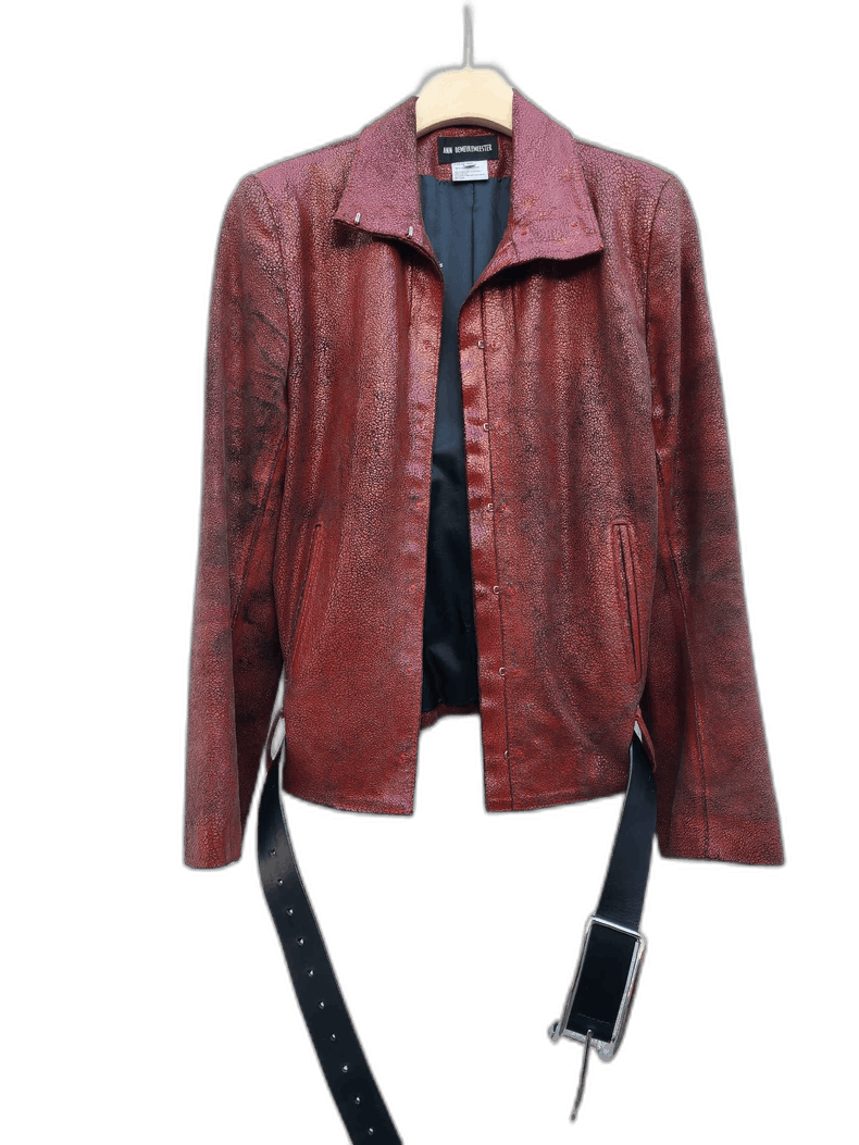 Ann Demeulemeester Ann Demeulemeester New Leather Jacket Size M / US 6-8 / IT 42-44 - 1 Thumbnail