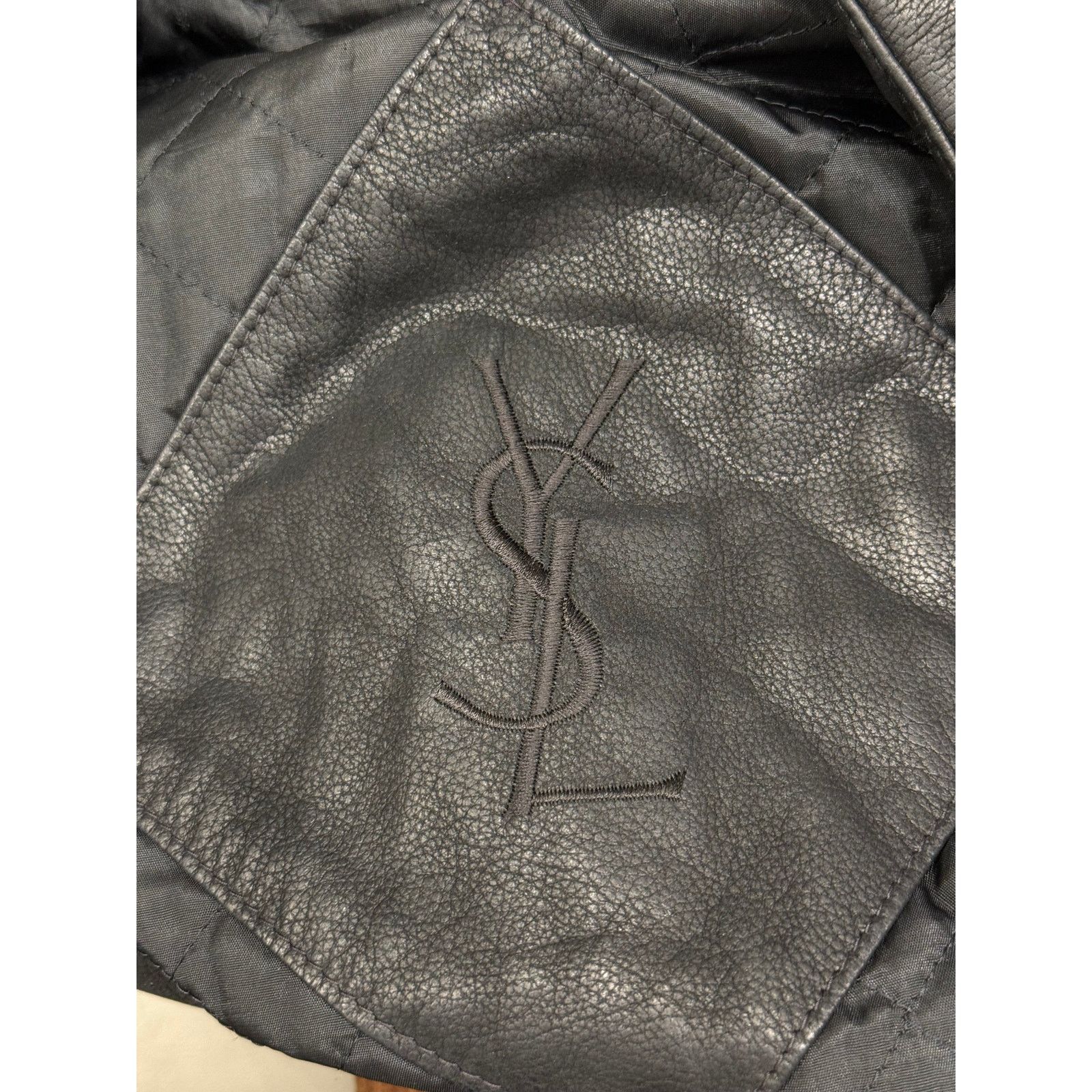 Yves Saint Laurent 1990s Yves Saint Laurent heavy leather coat Size US L / EU 52-54 / 3 - 5 Thumbnail
