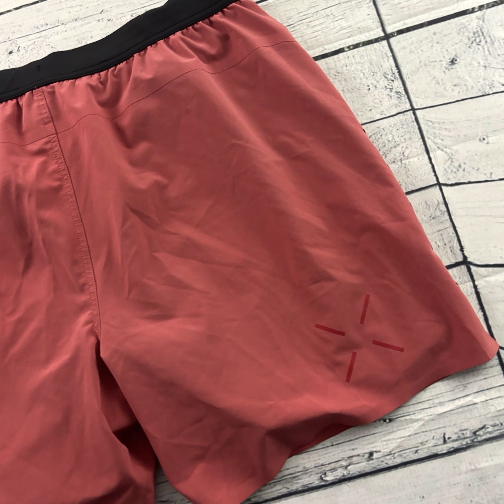 Ten Thousand Ten Thousand Gear Lined Athletic Shorts Men XL Salmon Pink Athletic Shorts Mens XL Pink Lined Size US 36 / EU 52 - 4 Thumbnail