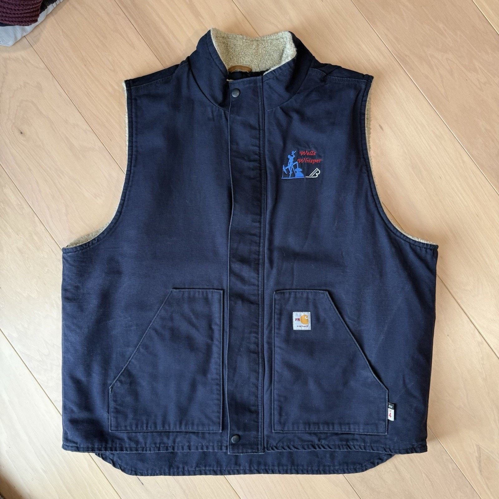 Carhartt Carhartt Flame Resistant Mock Neck Sherpa Lined Vest 2XL Size US XXL / EU 58 / 5 - 2 Thumbnail