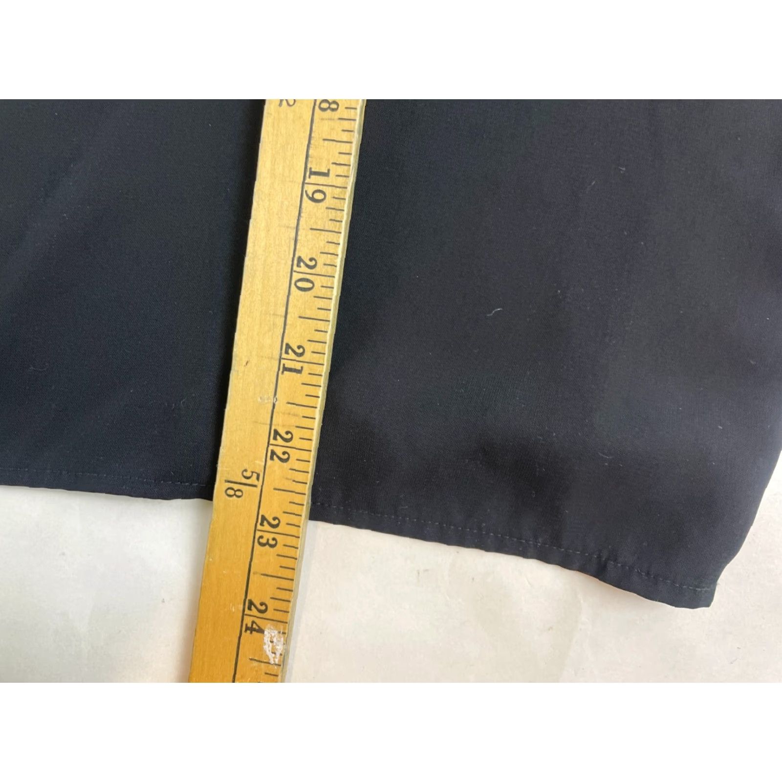 Vintage Dressbarn Shirt Women M Solid Black Shoulder Pads Short Sleeve Tee Size M / US 6-8 / IT 42-44 - 4 Thumbnail