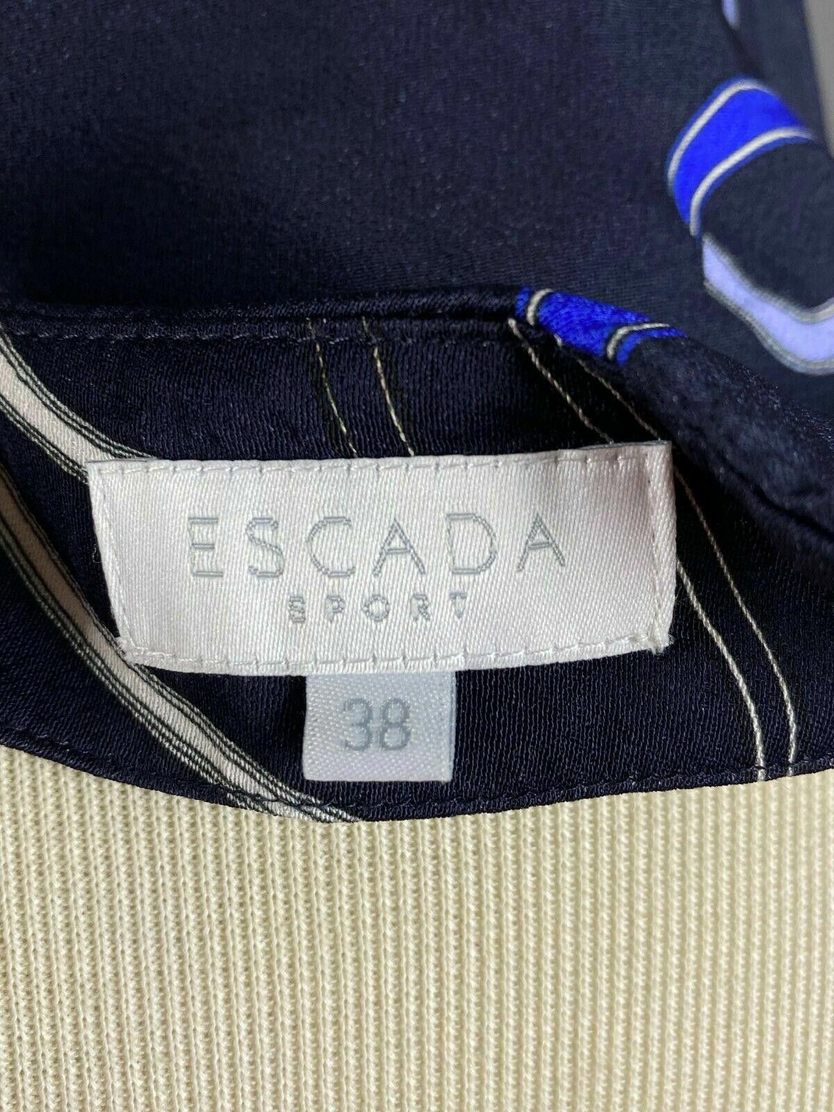 Escada Sport Escada Sport Navy Boat Neck Viscose A-Line Dress Size 38 Size M / US 6-8 / IT 42-44 - 10 Thumbnail