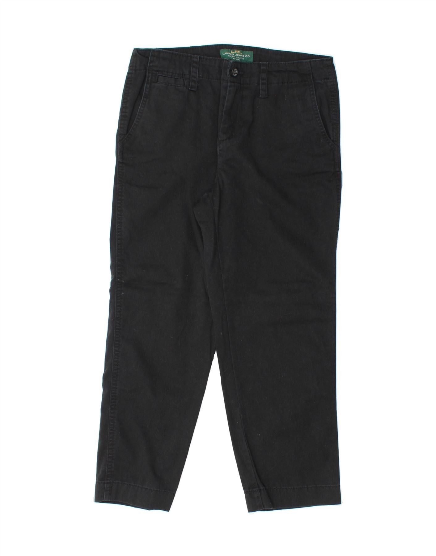 Ralph Lauren Womens Straight Capri Trousers US 6 Medium W30 L23 Black Size 26" / US 2 / IT 38 - 1 Thumbnail