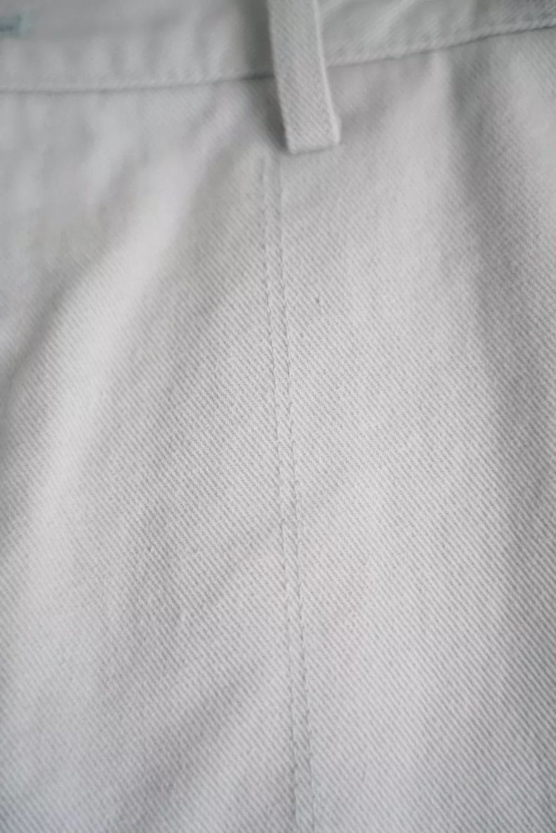 Yohji Yamamoto Yohji Yamamoto Yohji Yamamoto Gray White Cropped Pants Size US 40 / EU 56 - 4 Thumbnail