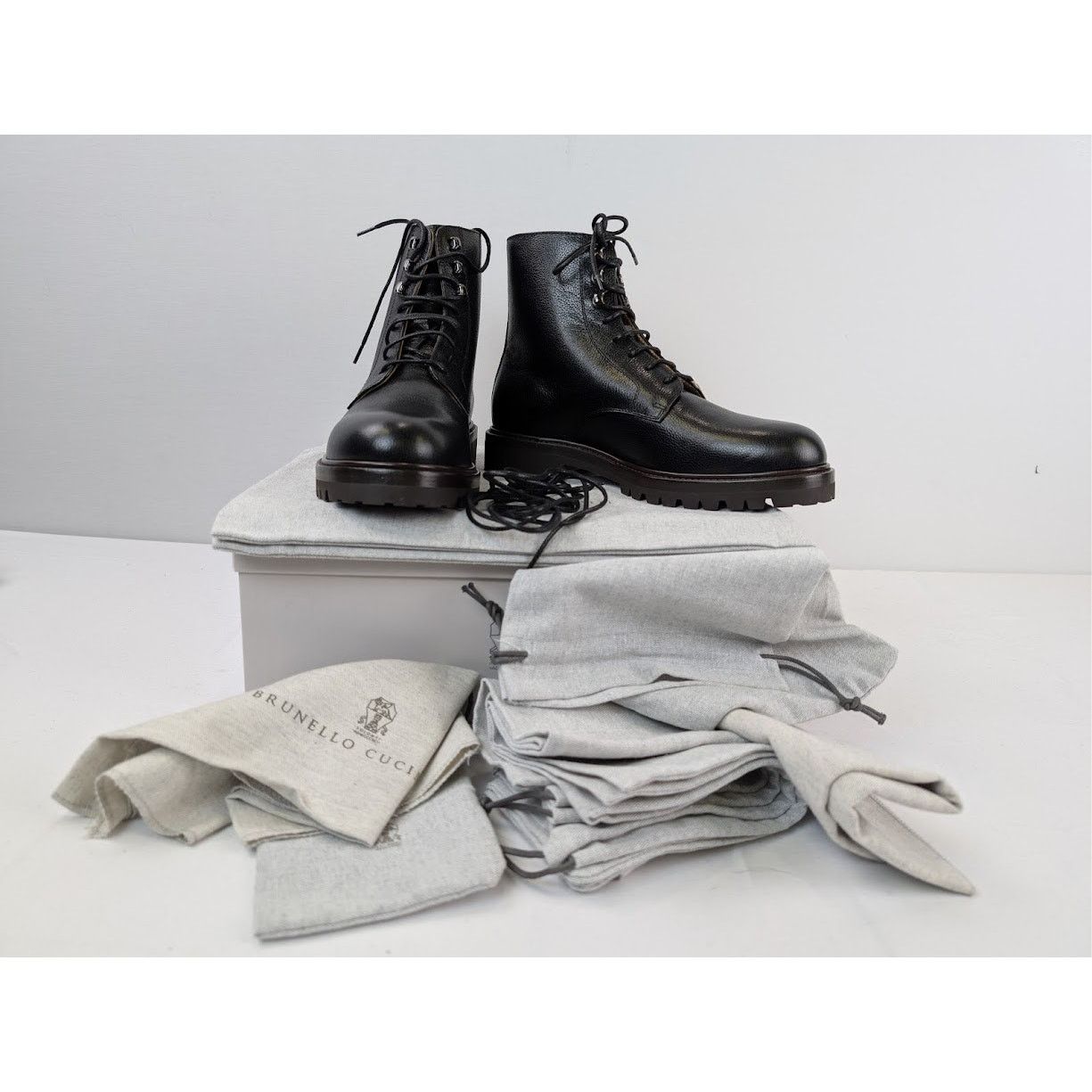 Brunello Cucinelli o1rshd1 Boots in Black Size US 8 / EU 41 - 18 Thumbnail