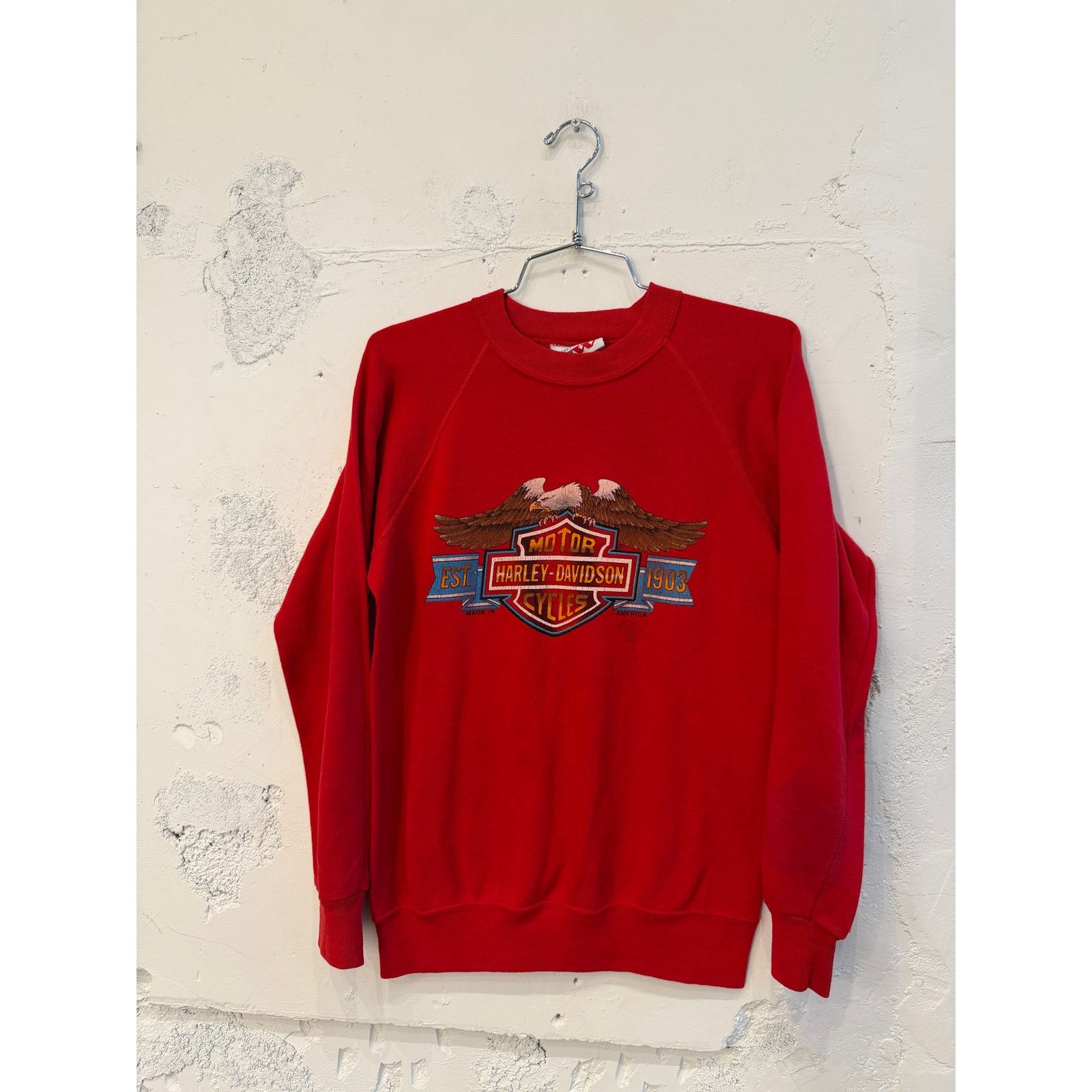 Harley Davidson Vintage Harley Davidson 80's Fairbanks Alaska Longsleeve Tee Size US S / EU 44-46 / 1 - 1 Thumbnail