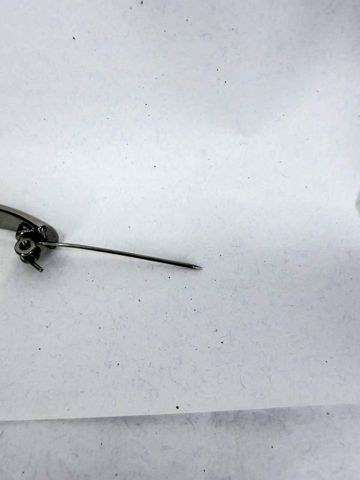 Vintage Vintage Silver-Tone Dual Pearl Bar Brooch - Serial JI2AOBL52 Size ONE SIZE - 7 Thumbnail