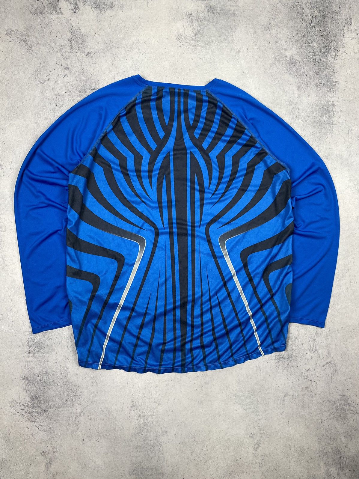 Nike × Vintage Vintage 00s Nike Run Dri Fit Drill Long Sleeve Size US XL / EU 56 / 4 - 2 Thumbnail