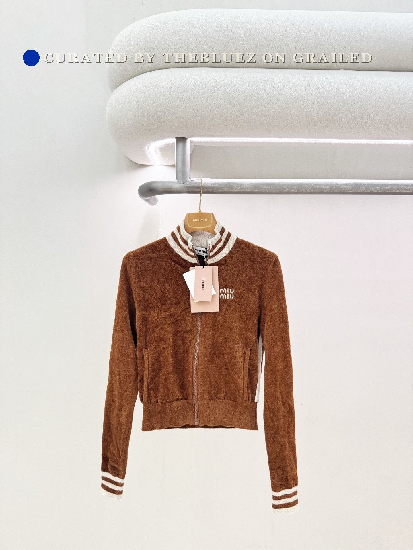 Brown Suede Cropped Jacket, image 2 of 2