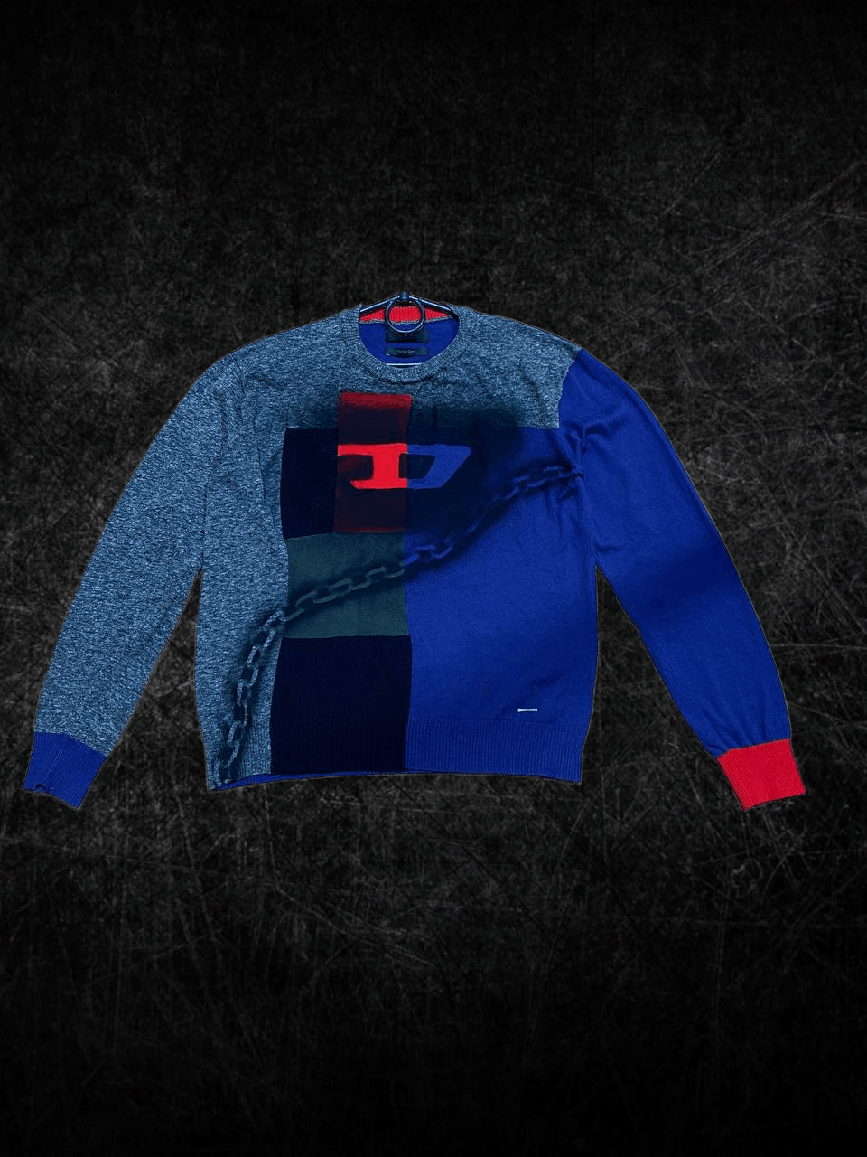 Diesel Streetwear Sweatshirt big print DIESEL Y2K Vintage Size US M / EU 48-50 / 2 - 1 Thumbnail
