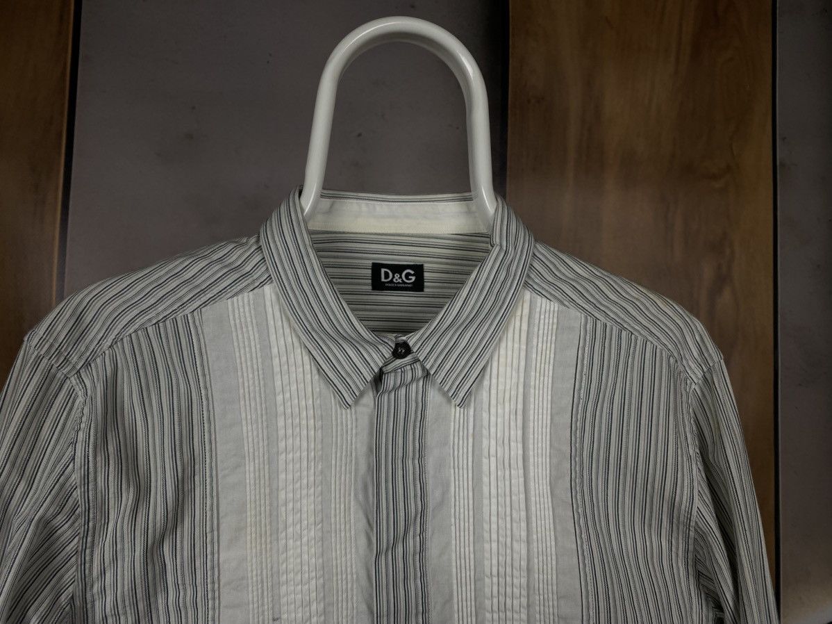 Dolce & Gabbana 🍇Vintage 90s Shirt Button Up Dolce & Gabbanas Striped Tee🍇 Size US M / EU 48-50 / 2 - 5 Thumbnail