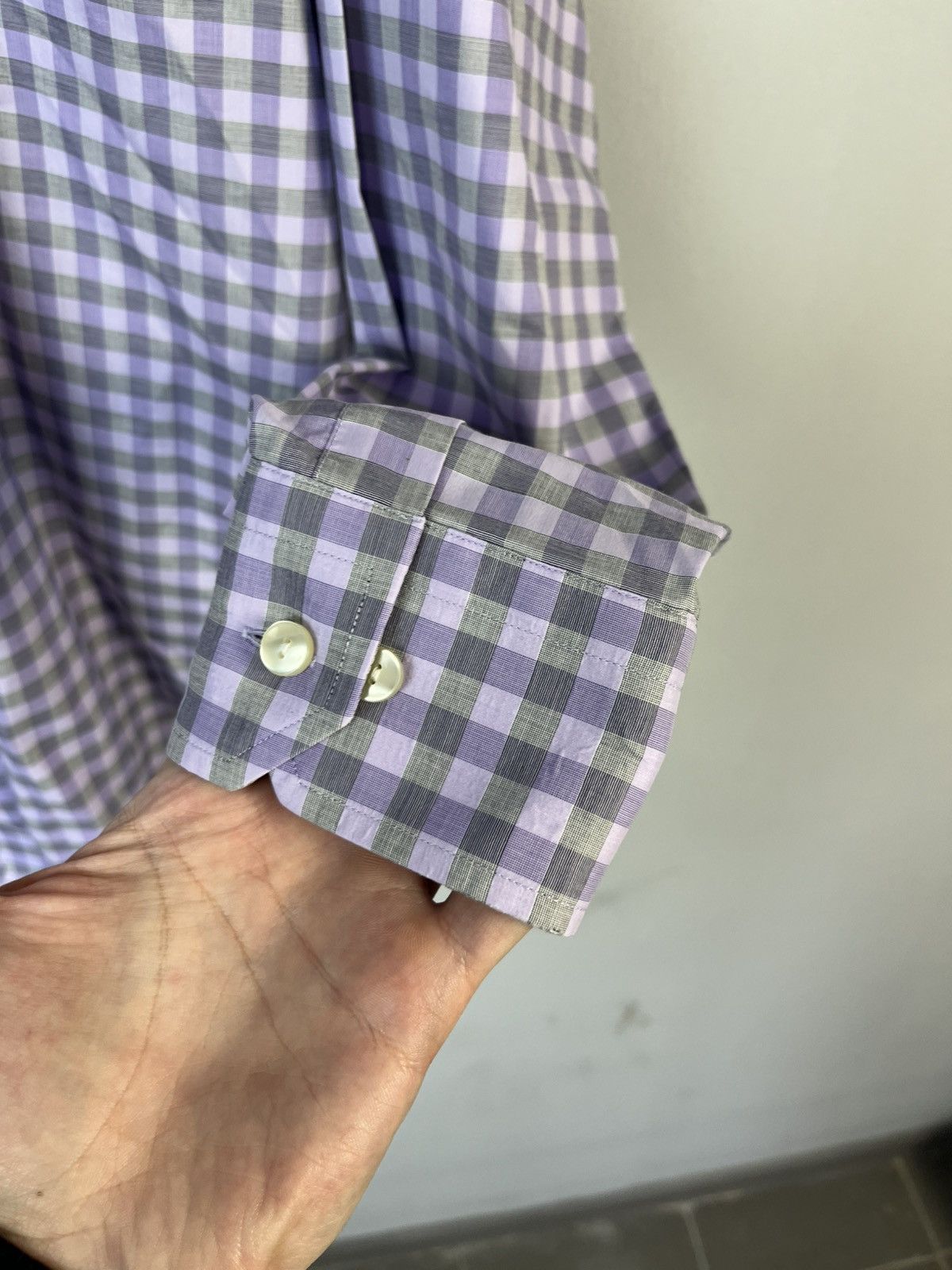 Eton ETON Luxury Classic Cotton Plaid Long Sleeve Shirt Size US L / EU 52-54 / 3 - 5 Thumbnail