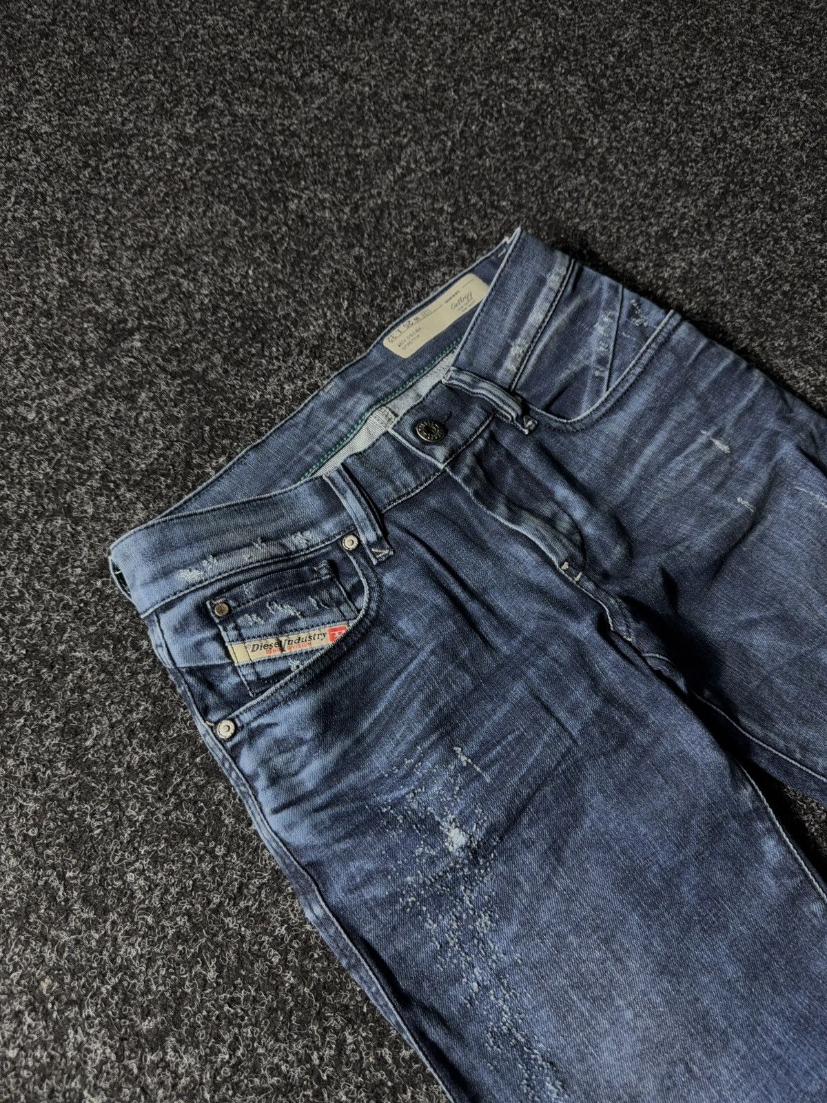 Diesel × If Six Was Nine × Vintage Vintage 90s Distressed Diesel Industry Jeans Skinny pants Size 25" / US 0 / IT 36 - 6 Thumbnail