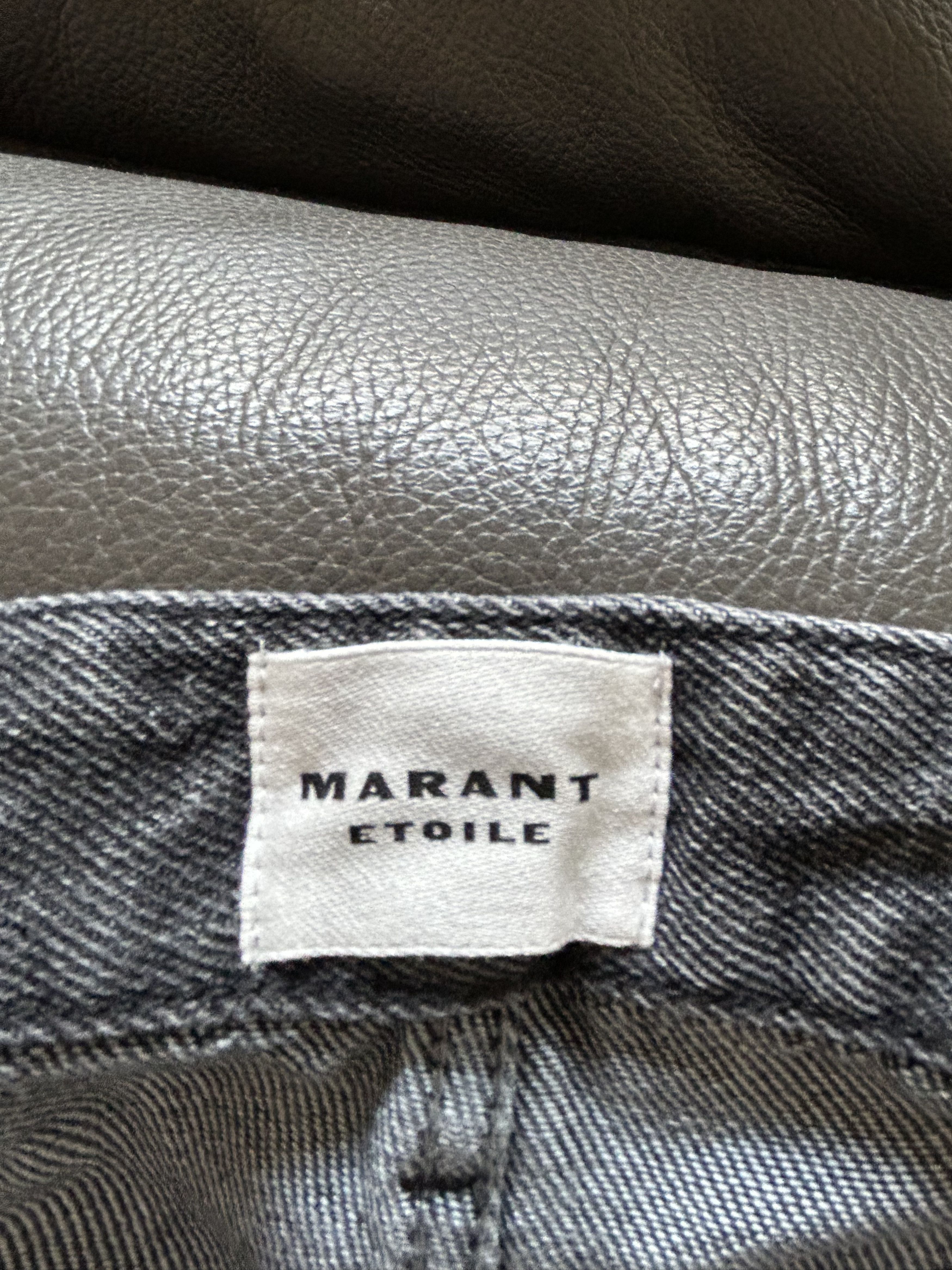 Isabel Marant Etoile Isabel Marant Étoile Belvira Wide Leg Denim Jeans Size 30" / US 8 / IT 44 - 6 Thumbnail