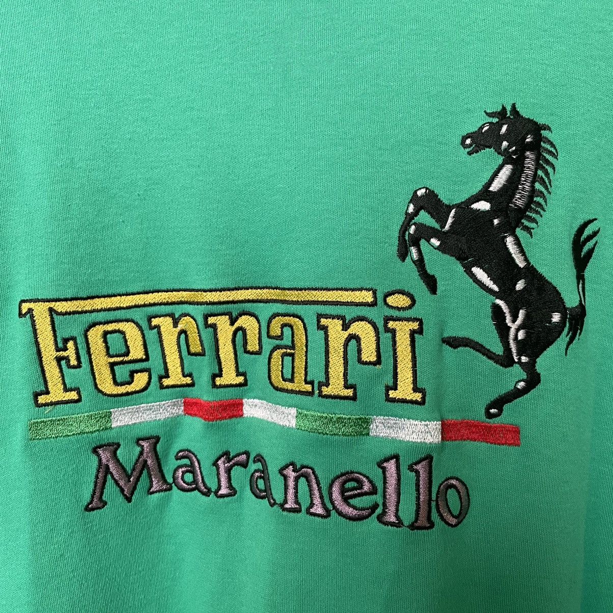 Ferrari Vintage 90s Ferrari Maranello ERD GRUNGE SWEATSHIRT Size US L / EU 52-54 / 3 - 3 Thumbnail