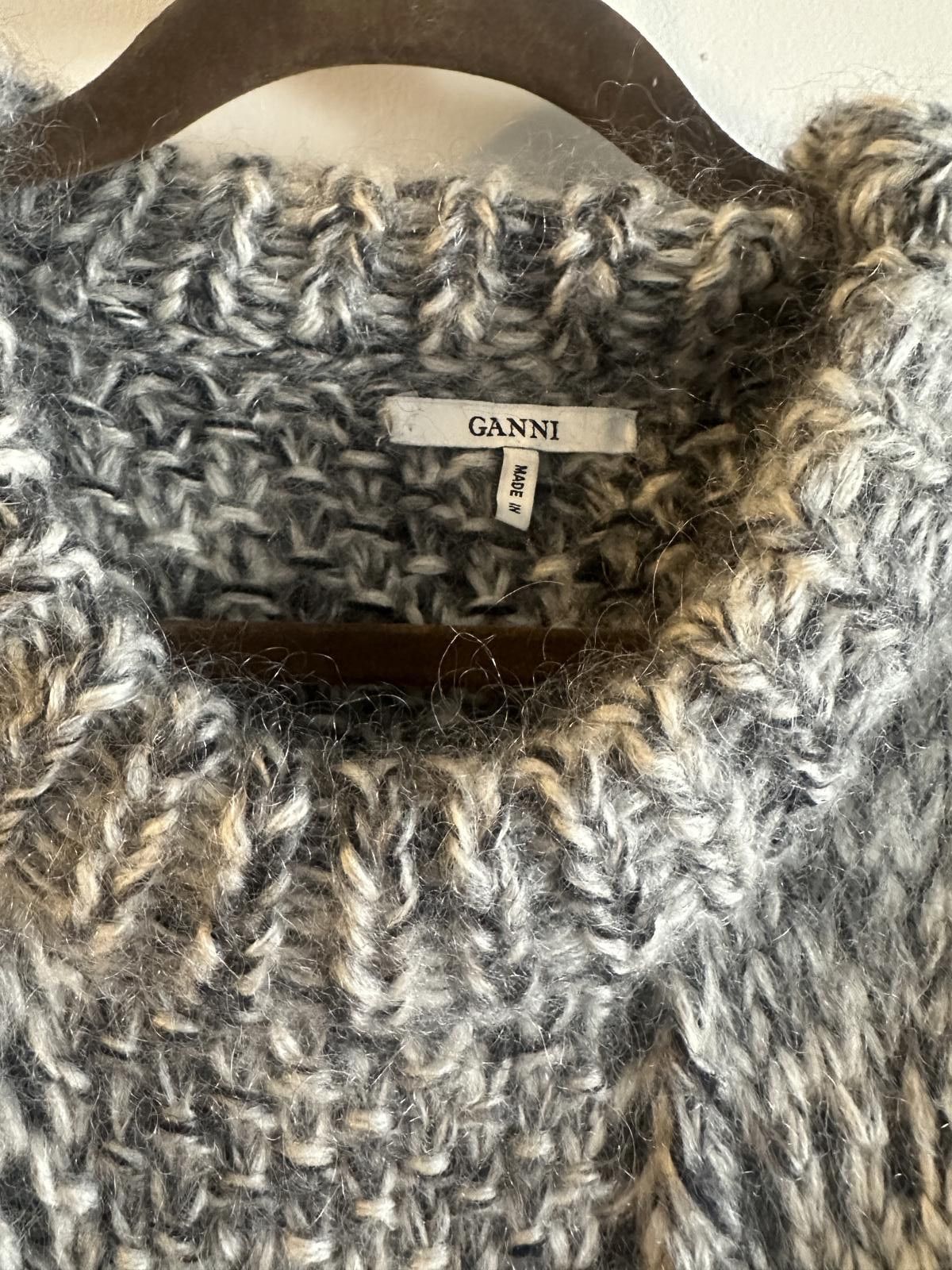 Gianni Valentino GANNI mohair knit sweater Size L / US 10 / IT 46 - 2 Thumbnail