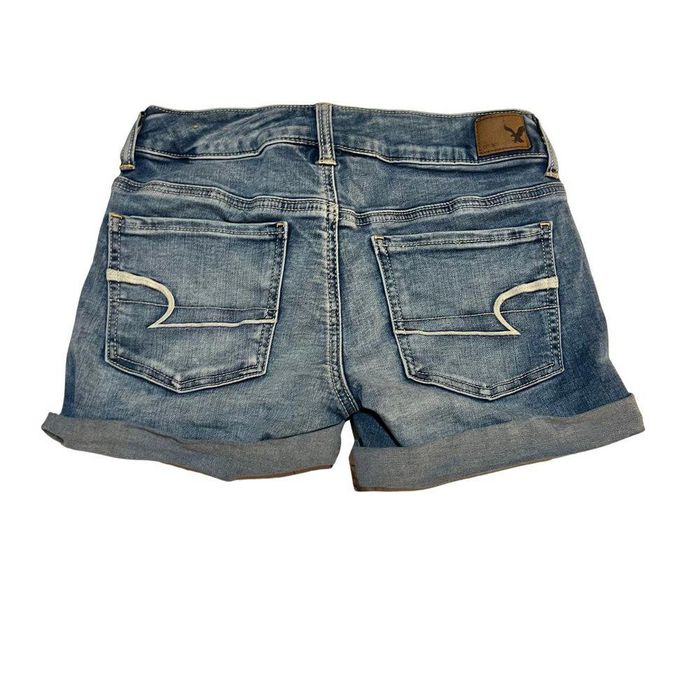 Designer American Eagle Super Super Stretch Denim Jean Shorts Grailed