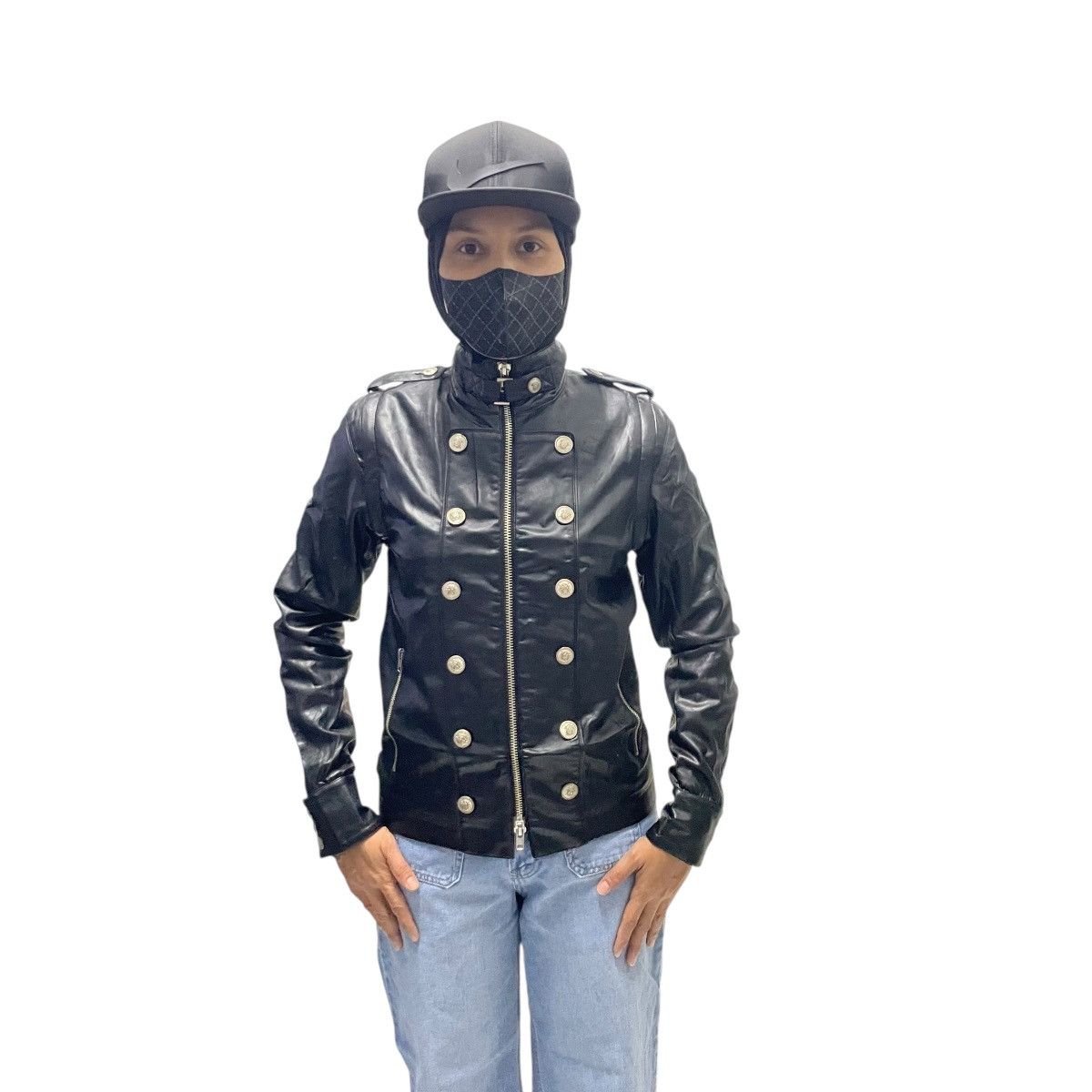 JACKROSE Detachable Sleeve Double Breast Zipper Vest Jacket 5674-201 Size M / US 6-8 / IT 42-44 - 14 Thumbnail