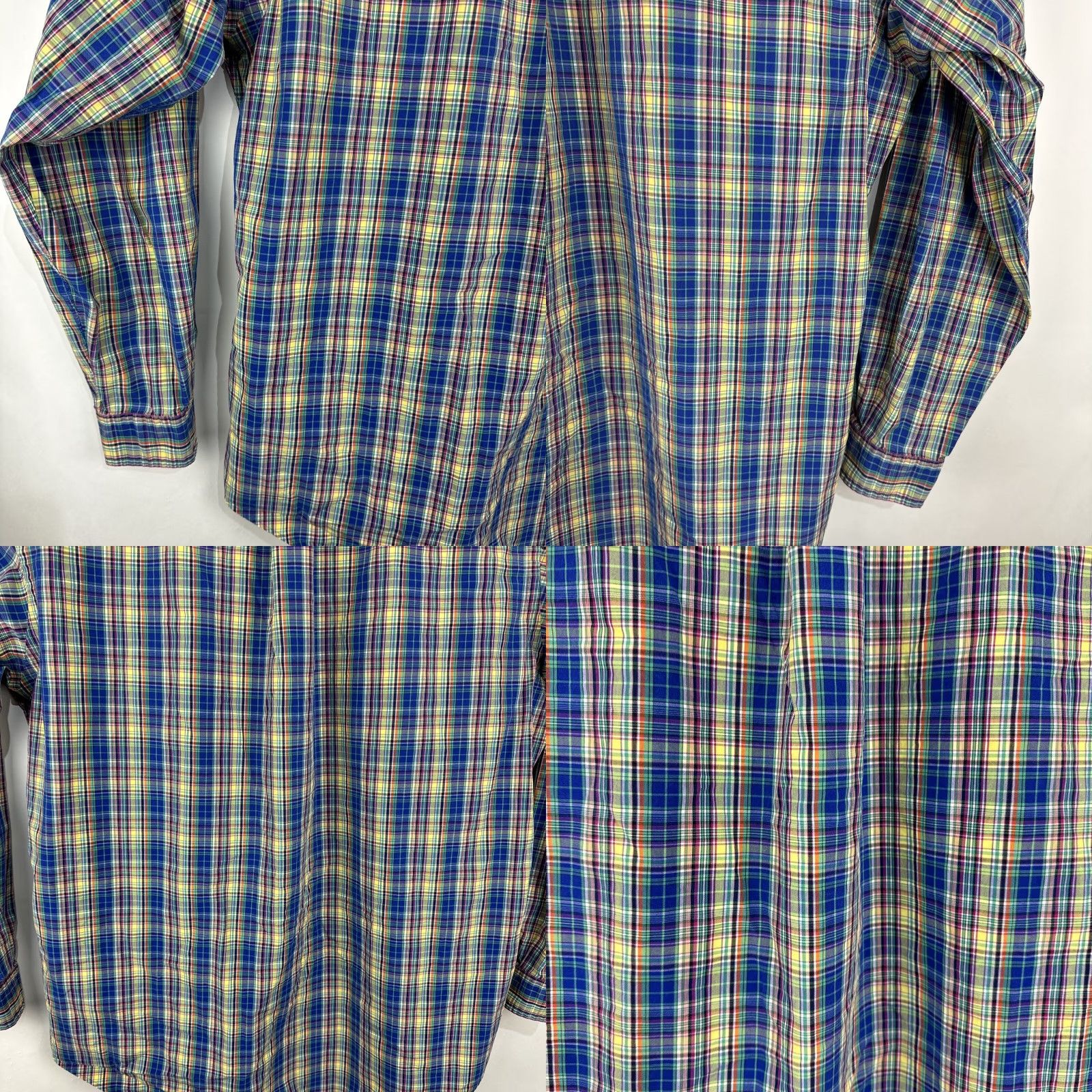 Polo Ralph Lauren VINTAGE Polo Ralph Lauren Shirt XL Plaid Long Sleeve Button-Down Collared Size US XL / EU 56 / 4 - 10 Thumbnail