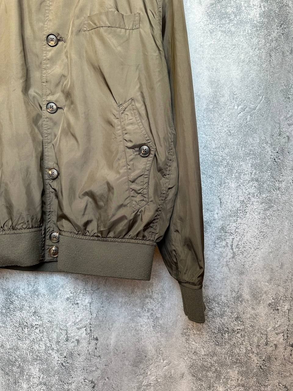 Massimo Dutti Massimo Dutti Bomber Jacket Khaki Nylon Shell Lined Size US L / EU 52-54 / 3 - 9 Thumbnail
