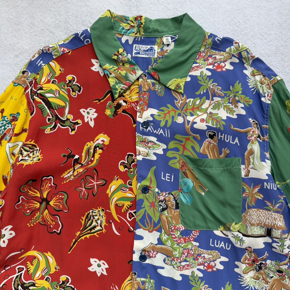 Beams Japan BEAMS Crazy Aloha Shirt 19SS Size US XL / EU 56 / 4 - 3 Thumbnail