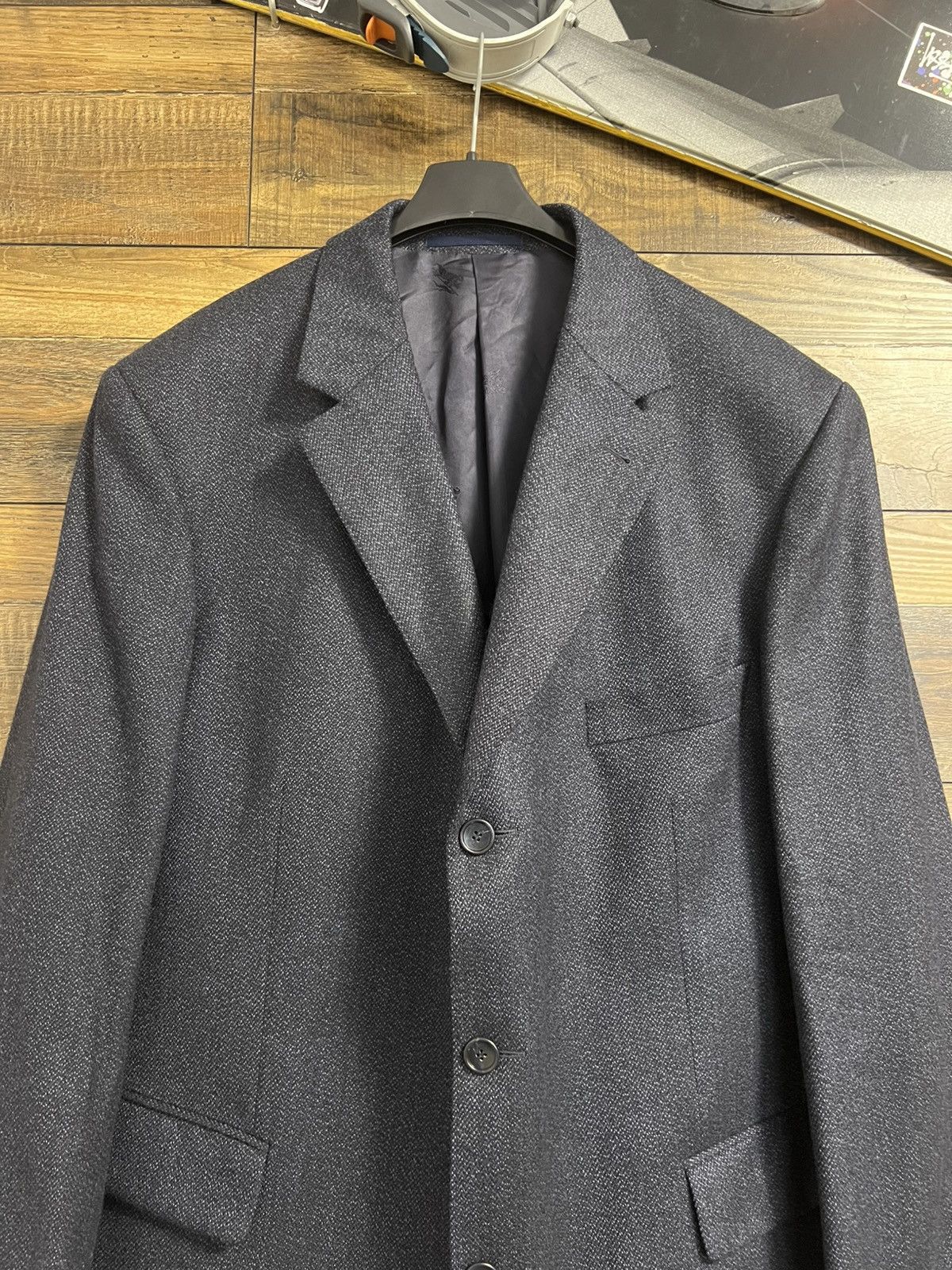 Burberry BURBERRY Vintage Jacket Coat Blazer Wool Viscose Size 52R - 5 Thumbnail