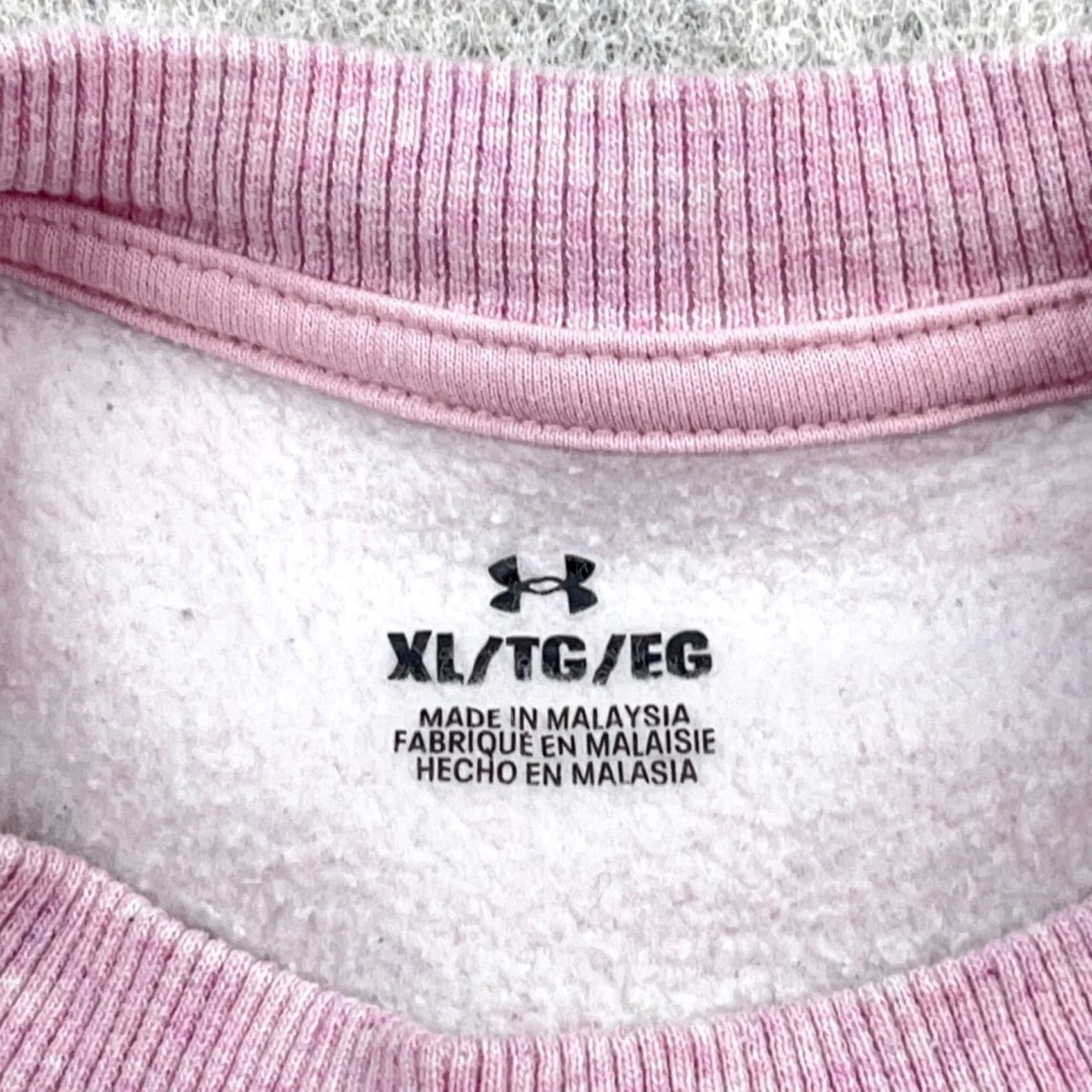 Under Armour Under Armour Sweatshirt Women XL Pink Crewneck Pullover Loose Fit Solid Color Modern Sports Comfort Size XL / US 12-14 / IT 48-50 - 3 Thumbnail