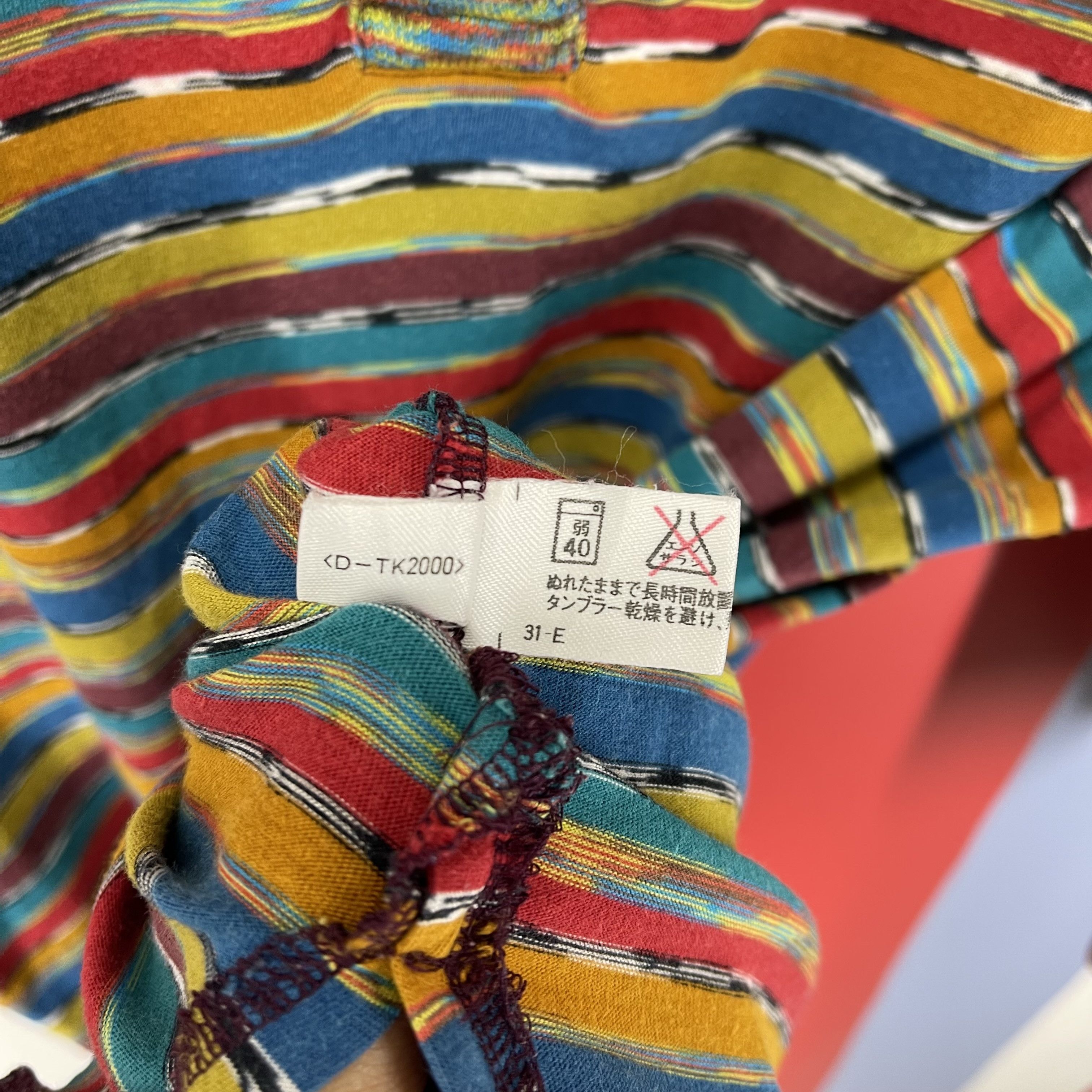 Missoni Vintage MISSONI INTIMO 1/3 Sleeve Polo T Shirt #1763/07 Size US M / EU 48-50 / 2 - 7 Thumbnail