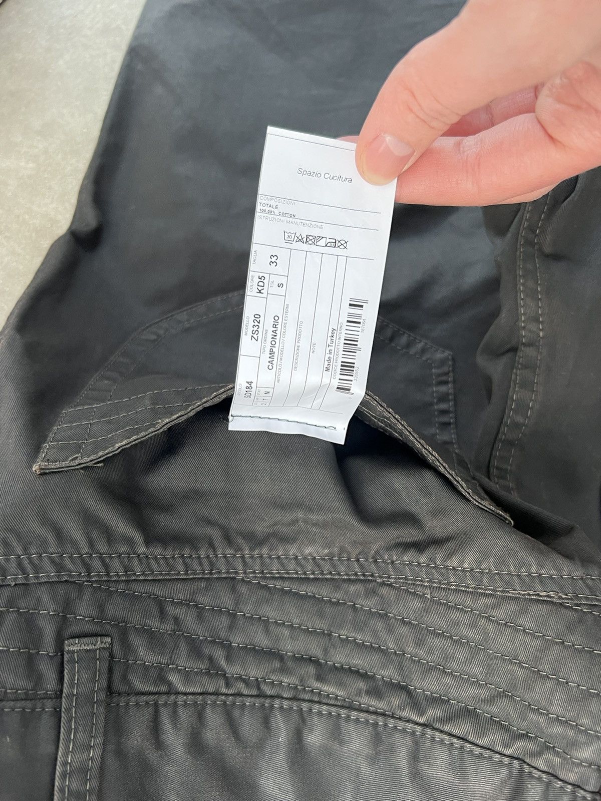 Ermenegildo Zegna × Vintage Vintage Zegna Sport Waxed Jeans Size US 31 - 12 Thumbnail
