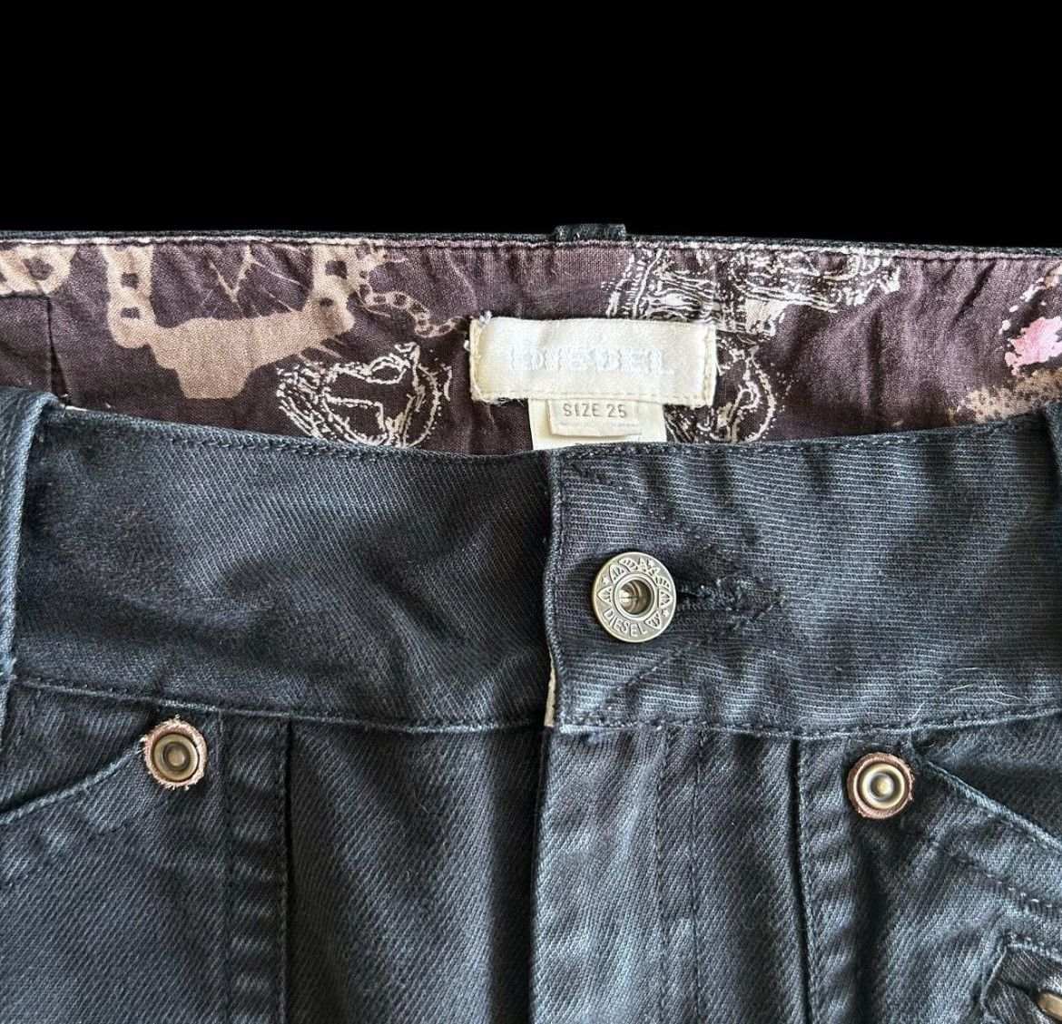 Diesel Black Diesel Mini Skirt Size 25" / US 0 / IT 36 - 4 Thumbnail