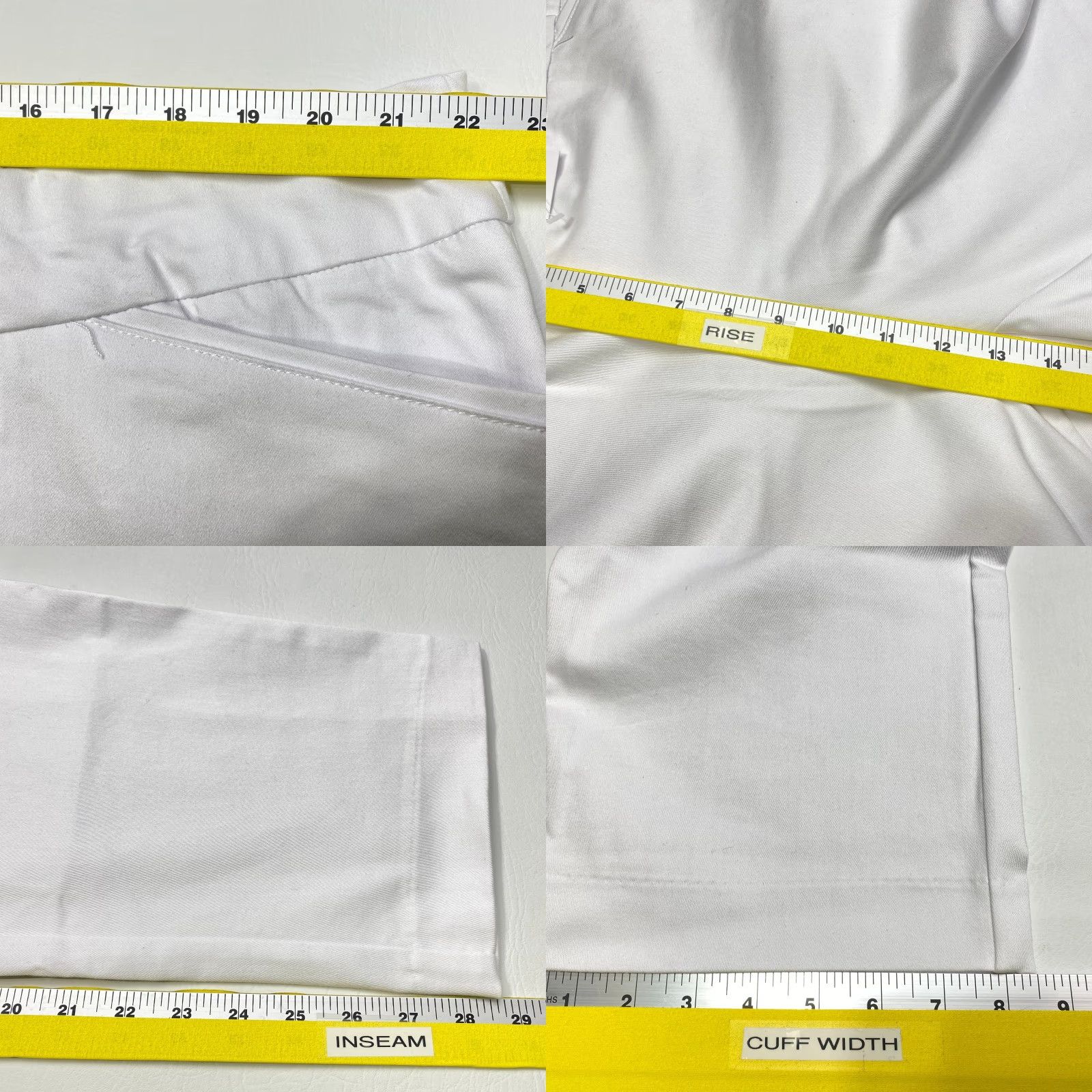 Croft & Barrow NWT Croft & Barrow Effortless Stretch Pants Womens 24w Reg White Straight Leg Size 42" / US 20 - 8 Thumbnail