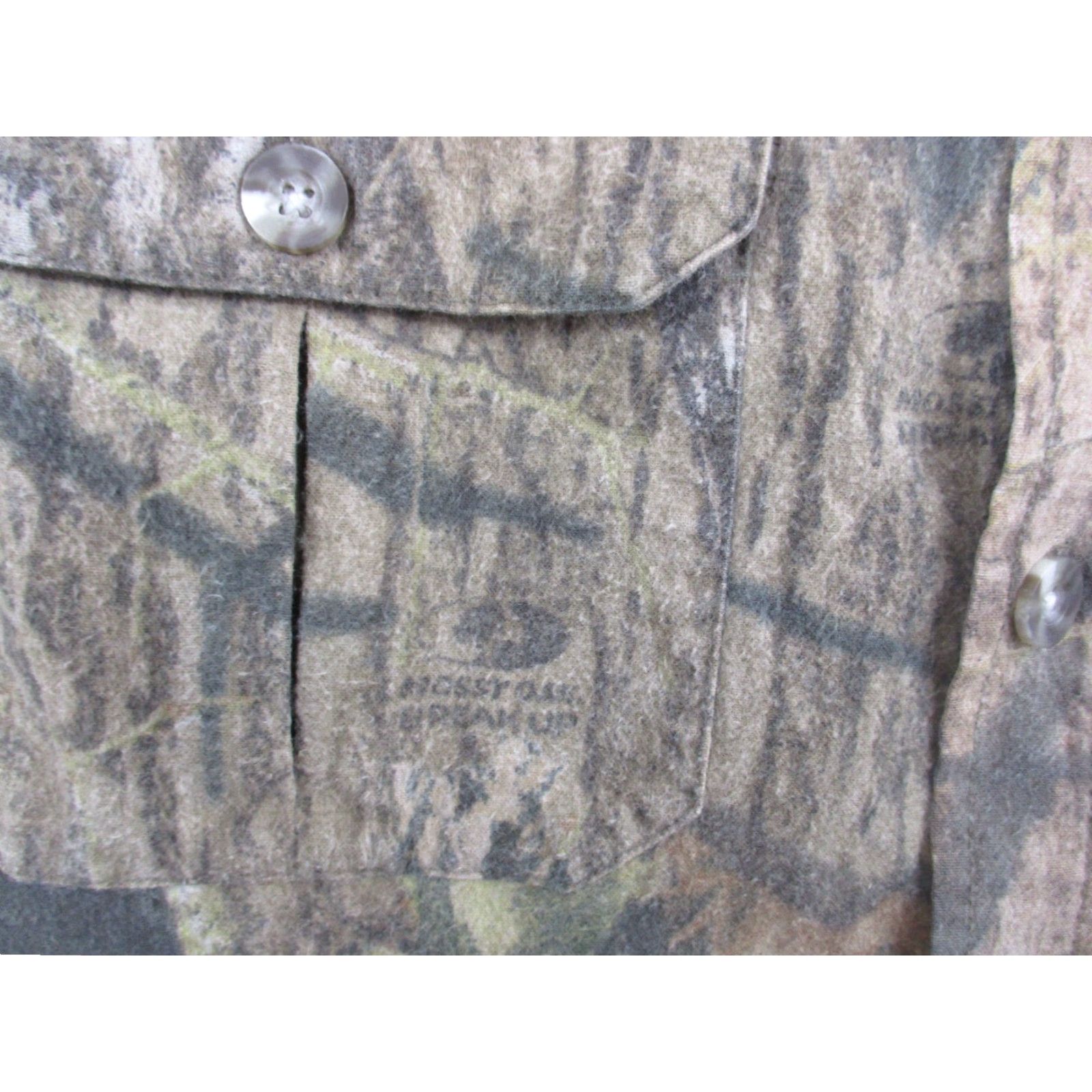 SafTbak VINTAGE SafTbak Saftbak Trebark Camo Shirt Hunting Jacket Men Large Long Sleeve USA Made Size US L / EU 52-54 / 3 - 3 Thumbnail