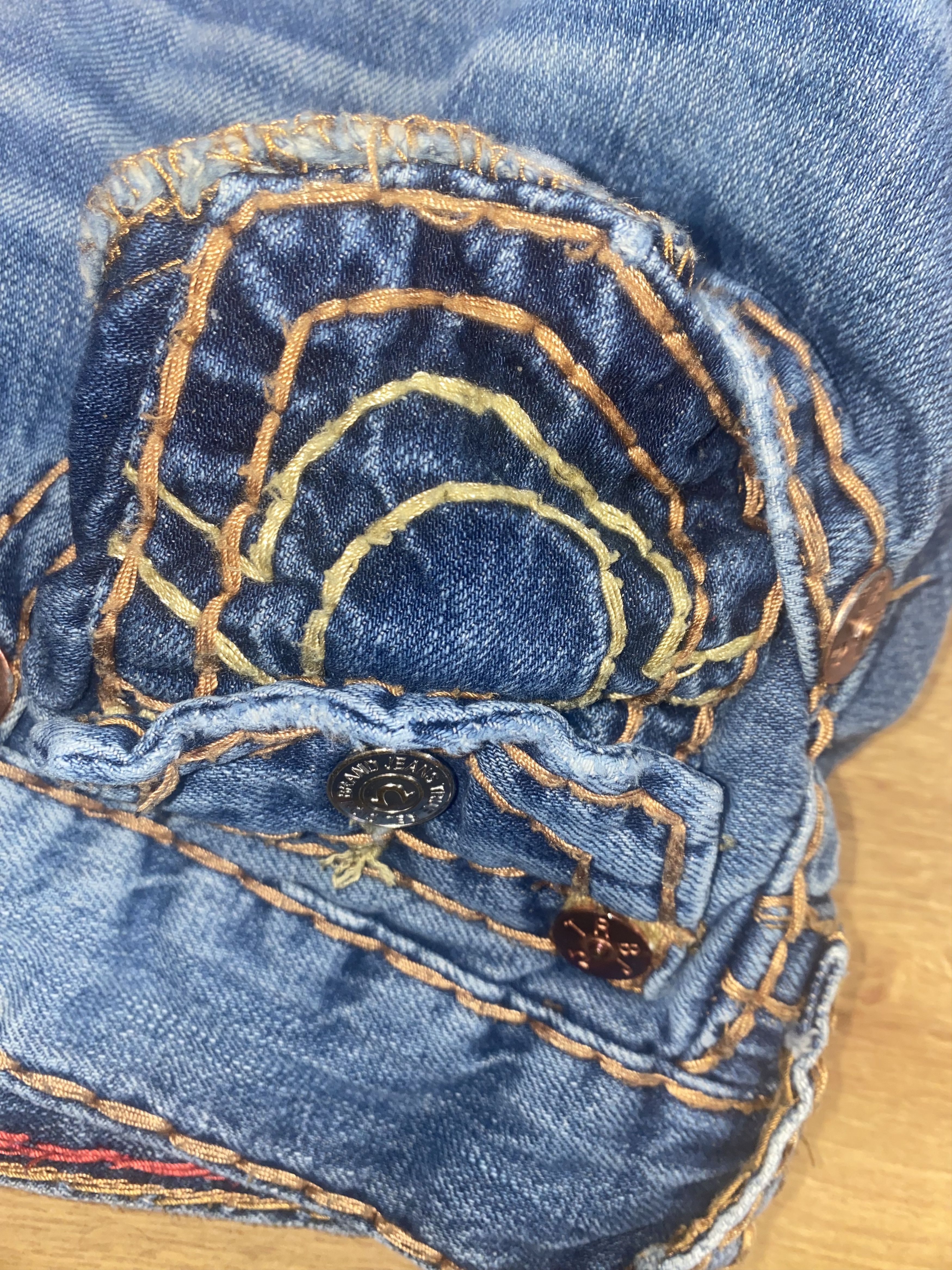 True Religion blue ricky jeans Size US 33 - 4 Thumbnail