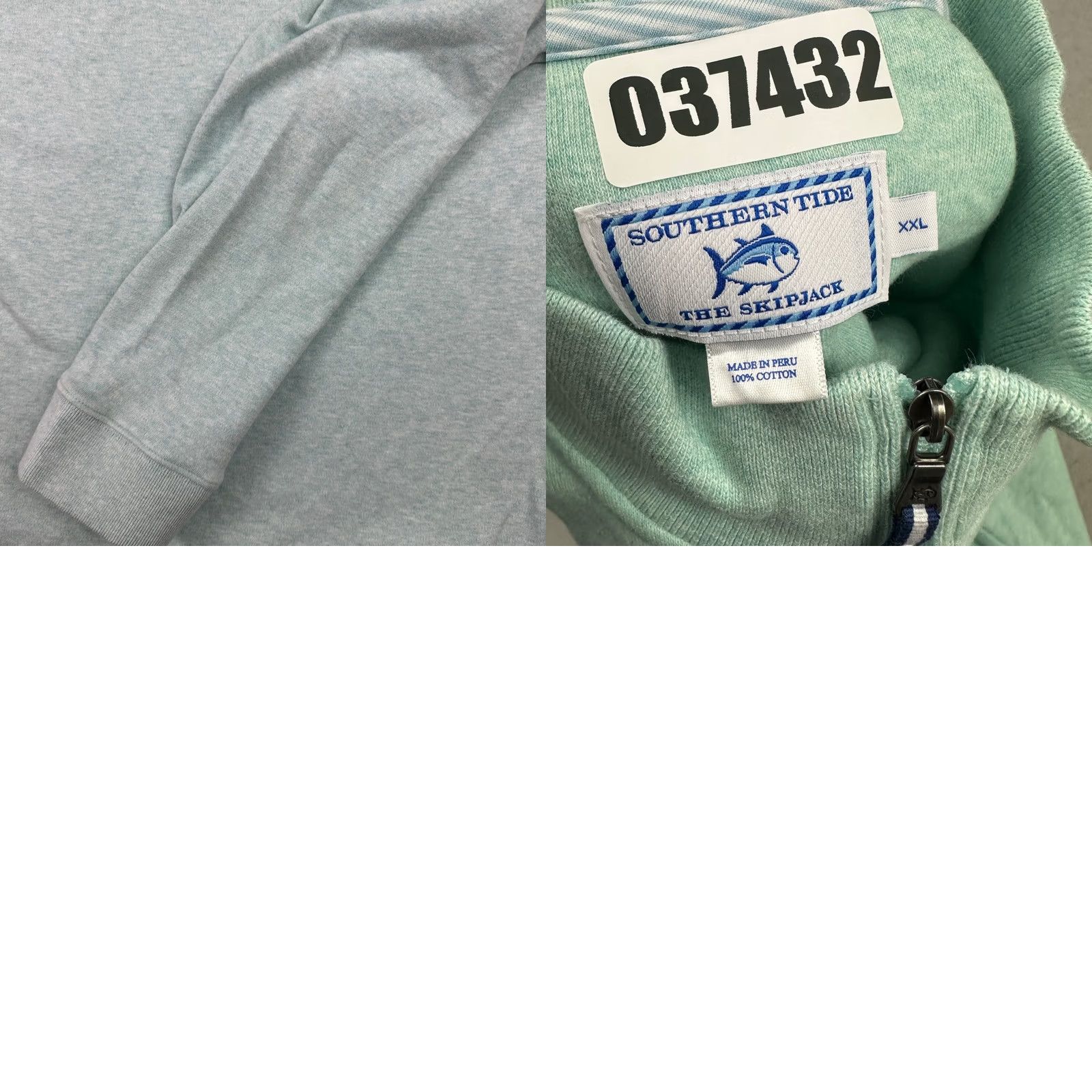Southern Tide Southern Tide Sweater Men 2XL Green Solid Skipjack Pullover Logo 1/4 Zip XXL Size US XXL / EU 58 / 5 - 8 Thumbnail