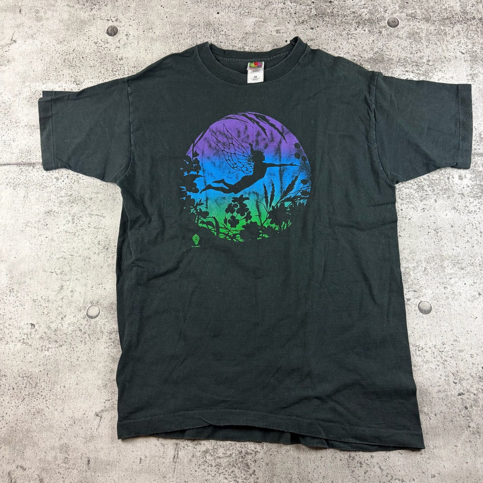 Fruit Of The Loom Vintage Fairy Nature Shirt Size XL Nature Shirt 1995 Size US XL / EU 56 / 4 - 1 Thumbnail