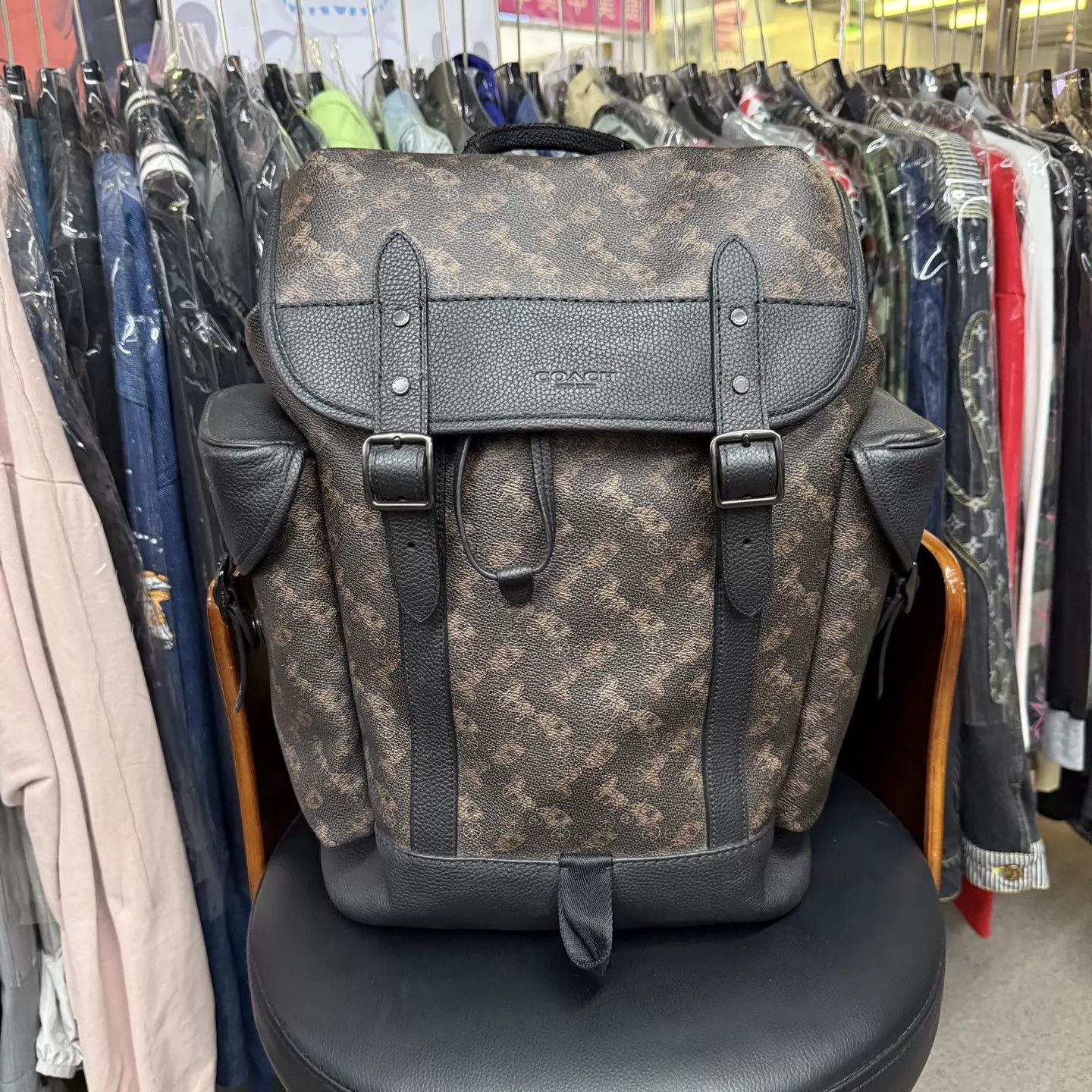 Coach Coach Hitch31 Monogram Large Backpack Like New Size ONE SIZE - 1 Thumbnail