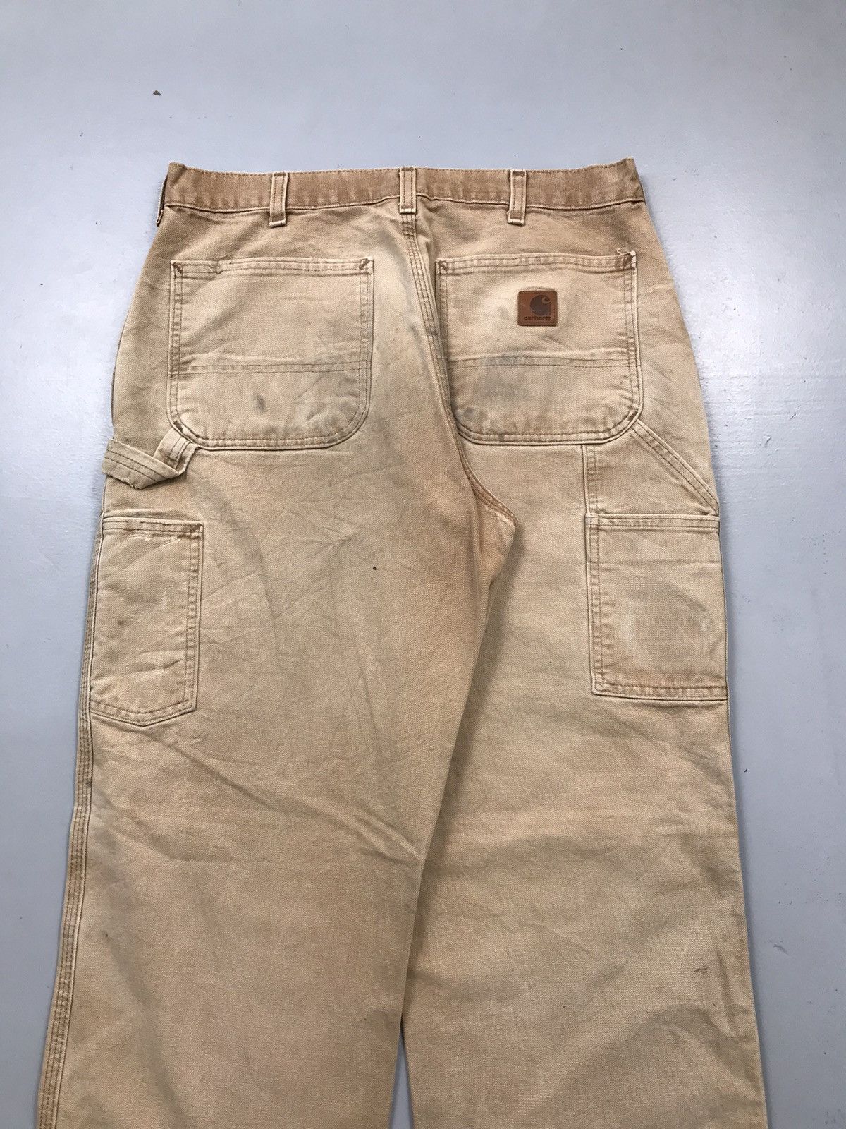 Carhartt Sun fade Vintage Carhartt B11 BRN carpenter denim Size US 34 / EU 50 - 10 Thumbnail