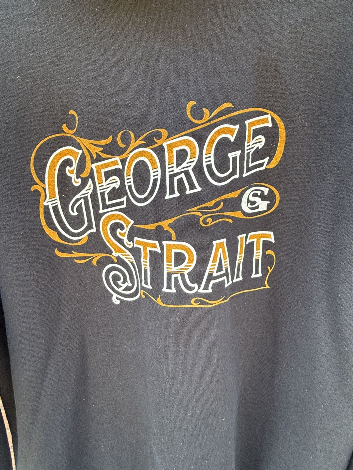 Port & Company George Strait Hoodie Men 2XL Black L/S Full Zip Sweatshirt Size US XXL / EU 58 / 5 - 6 Thumbnail