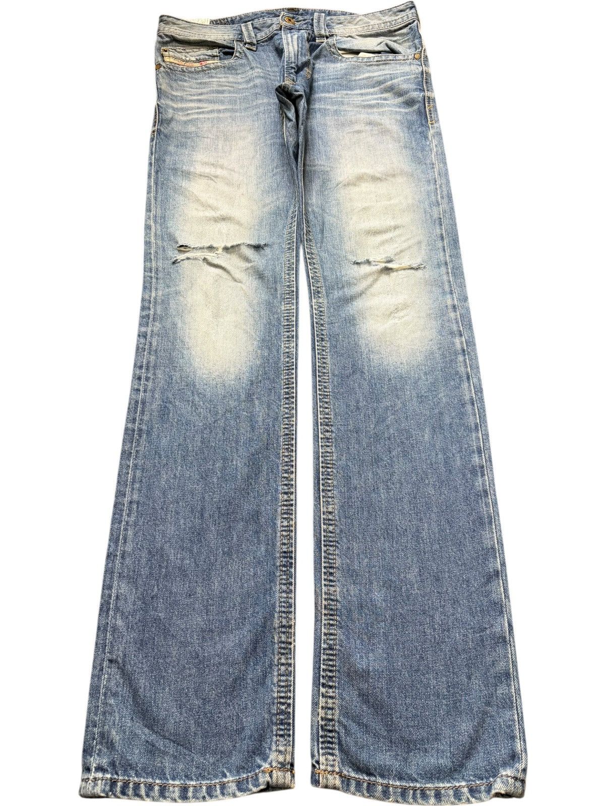 Diesel Vintage Diesel Thavar Faded Wash Distressed Jeans Size 32" / US 10 / IT 46 - 1 Thumbnail
