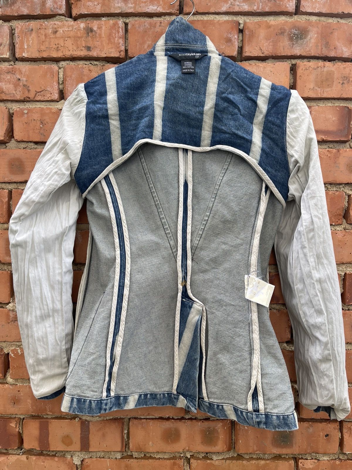 Diesel Super Rare Vintage Diesel Stylelab Veritas Denim blazer Size S / US 4 / IT 40 - 10 Thumbnail