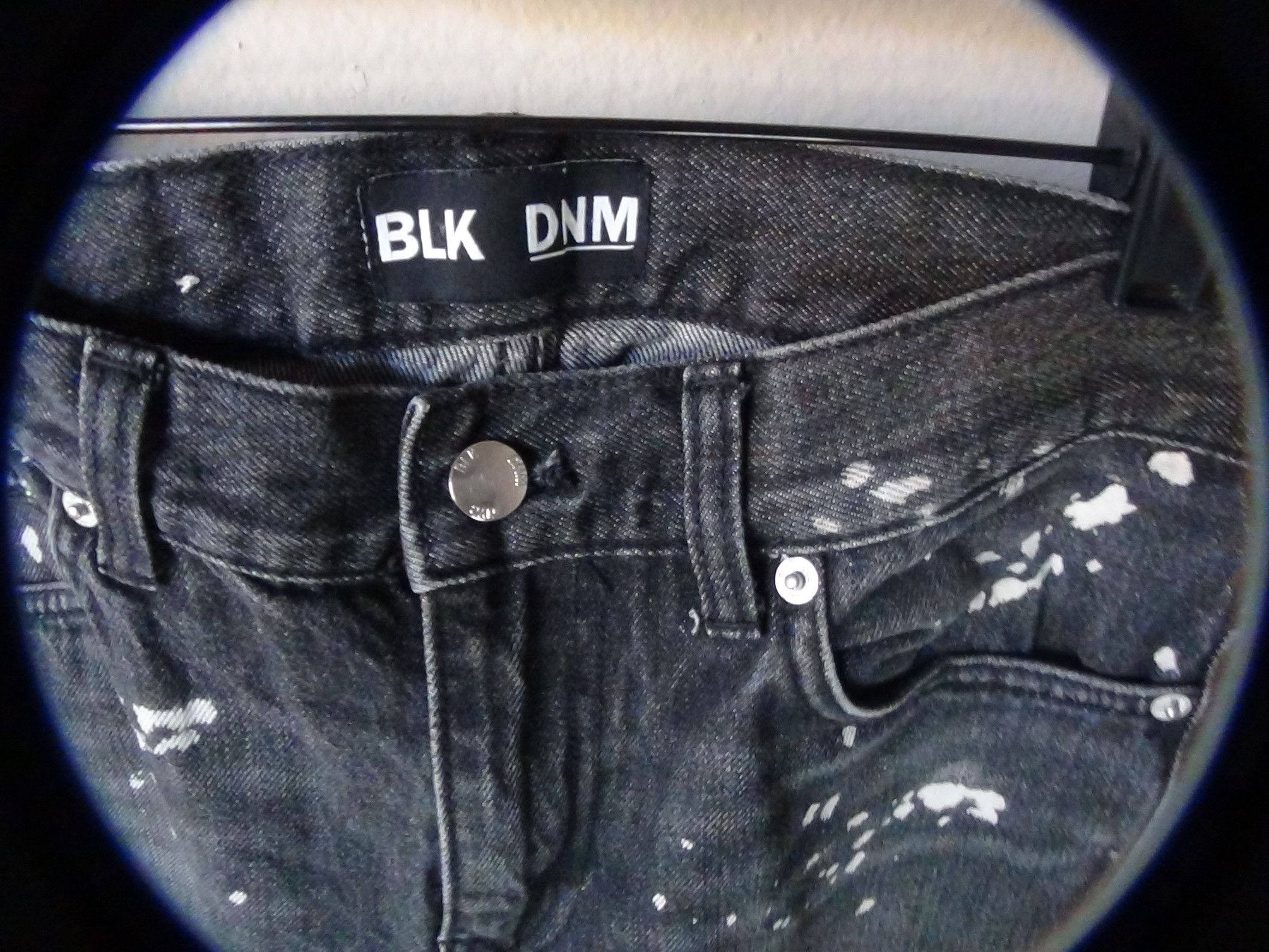 Blk Dnm BLK DNM Bleached Size US 31 - 3 Thumbnail