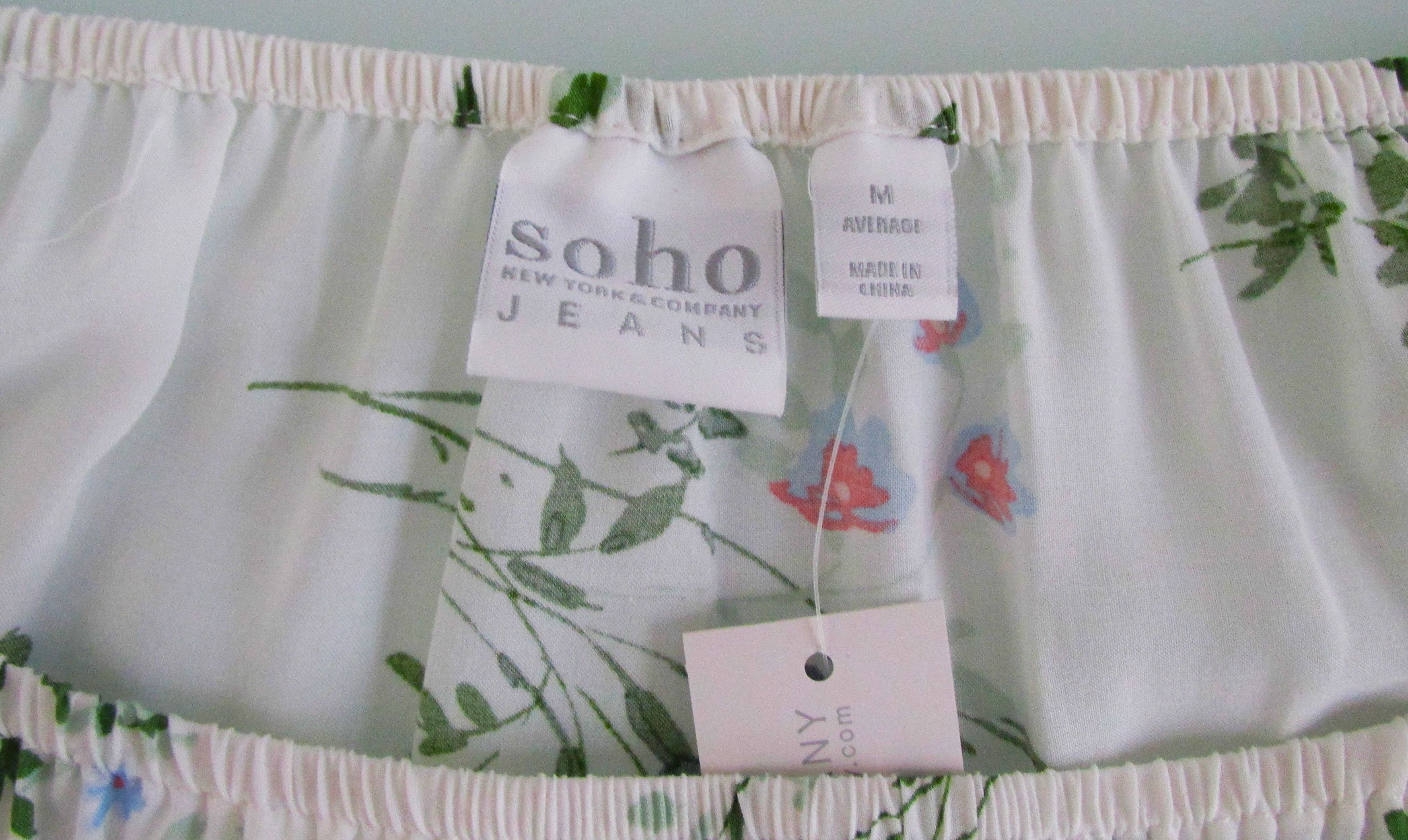 Other SOHO (NWT) Women's Short Sleeve Blouse Size Medium Size M / US 6-8 / IT 42-44 - 2 Thumbnail