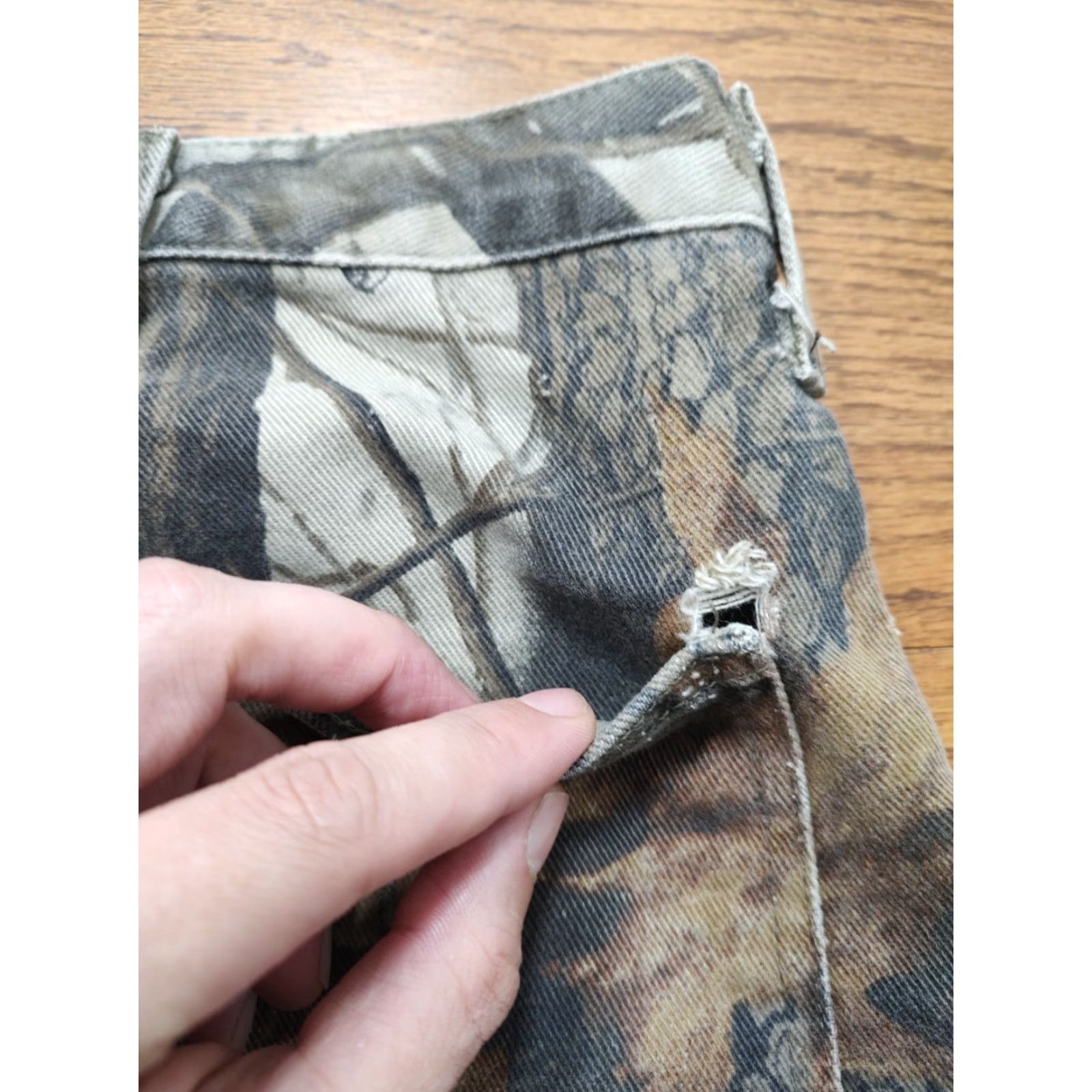 Wrangler VINTAGE Wrangler Realtree Camouflage Cargo Pants Jeans Men 40x30 Camouflage Cargo Pockets 90s Hip Hop USA Style Size US 40 / EU 56 - 5 Thumbnail