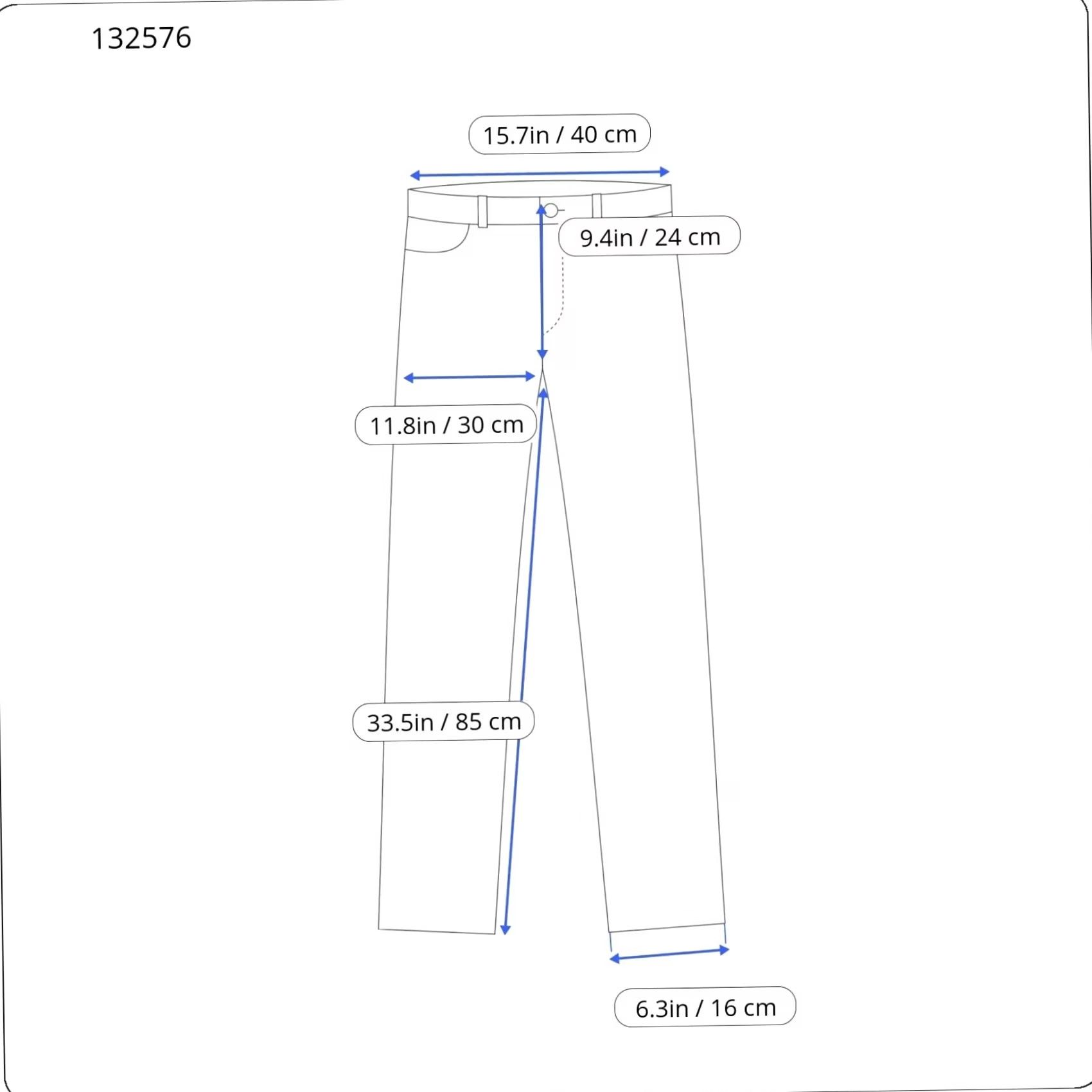 Jack & Jones JACK & JONES Slim/Glenn Jeans Men's W32/L34 Blue Slim/Glenn Jeans 5-Pocket Stretch Zip Fly Denim Size US 32 / EU 48 - 3 Thumbnail