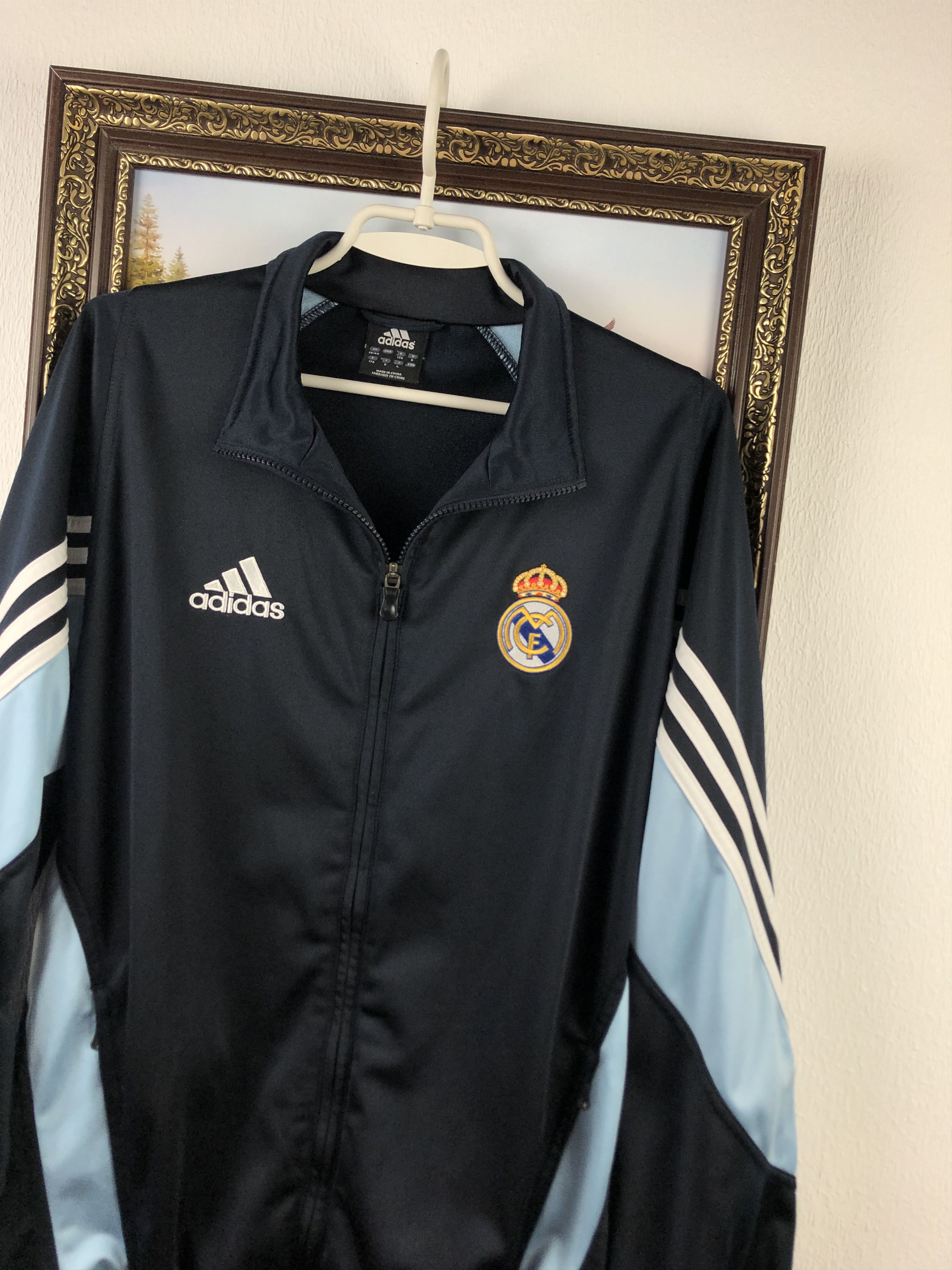 Adidas Vintage Adidas Real Madrid Football Jacket Soccer Track Top Size US M / EU 48-50 / 2 - 4 Thumbnail