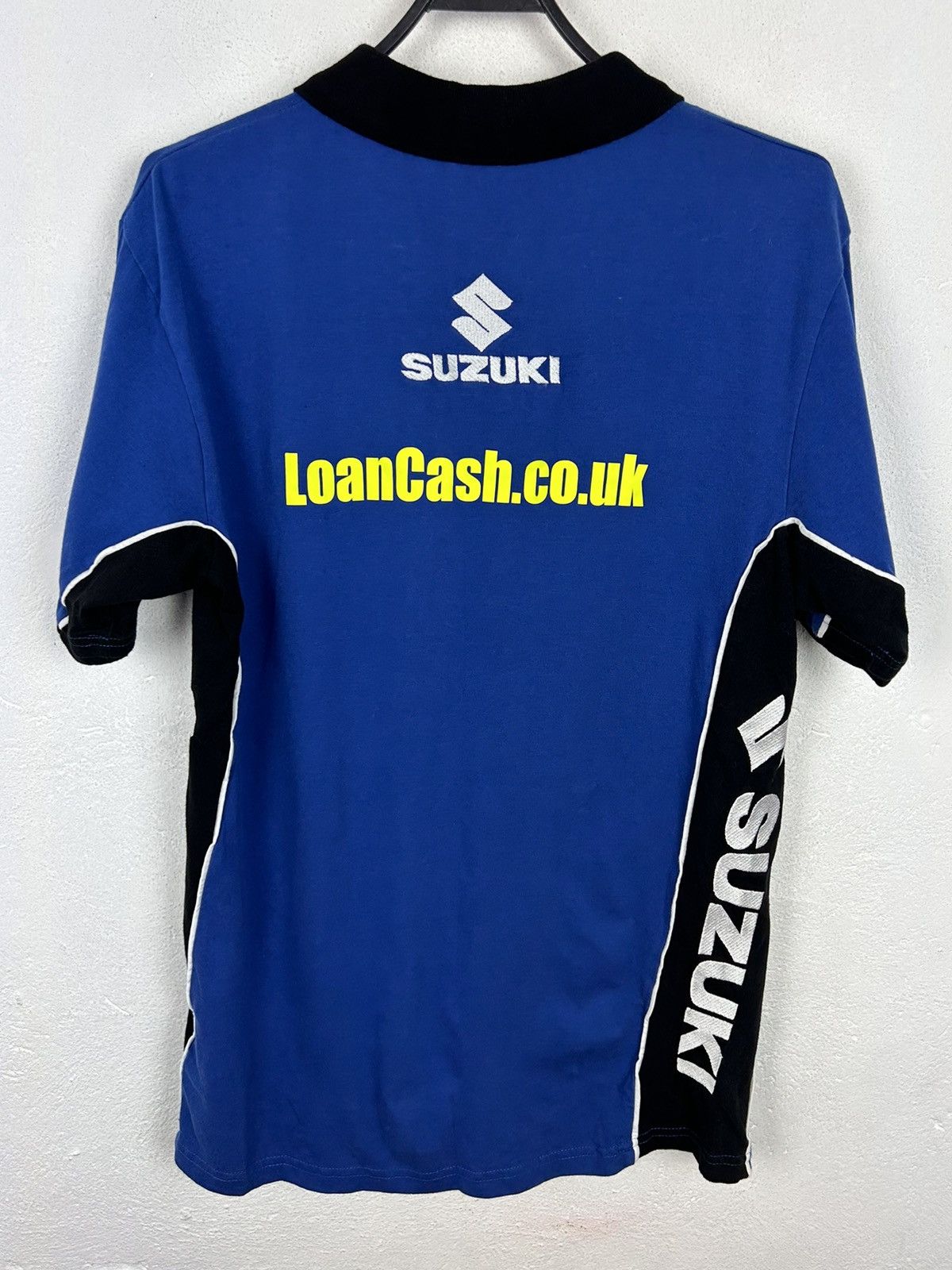 Vintage 00s Vintage Team Suzuki R GSX Clinton Racing Polo Shirt Size US M / EU 48-50 / 2 - 5 Thumbnail
